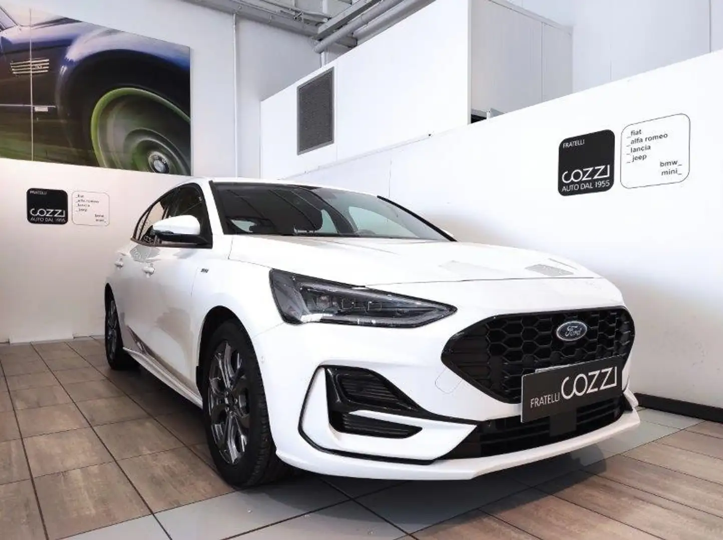 Ford Focus 4ª serie - Focus 1.0 EcoBoost Hybrid 125 CV 5p. ST Blanc - 1
