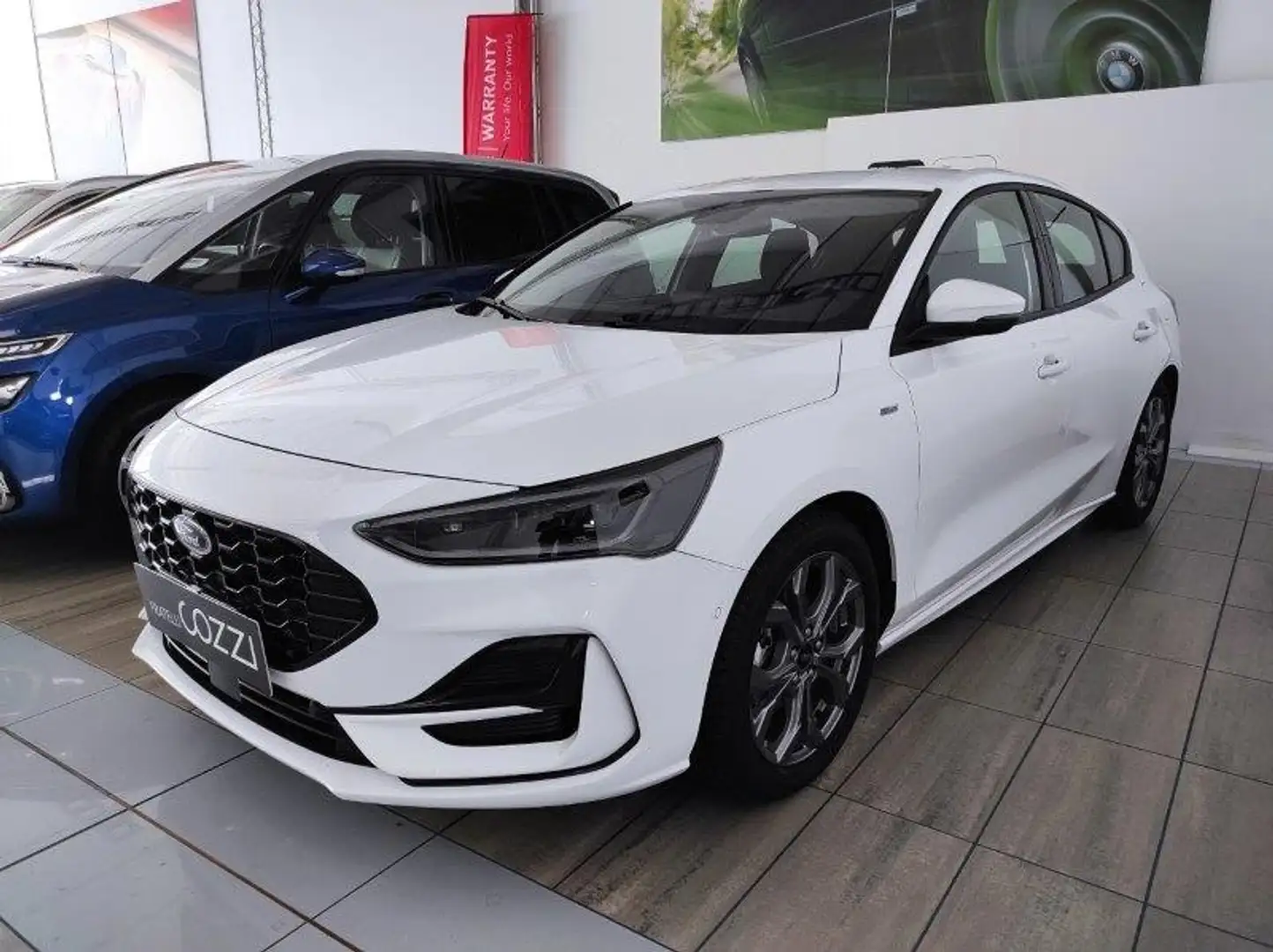 Ford Focus 4ª serie - Focus 1.0 EcoBoost Hybrid 125 CV 5p. ST Blanc - 2