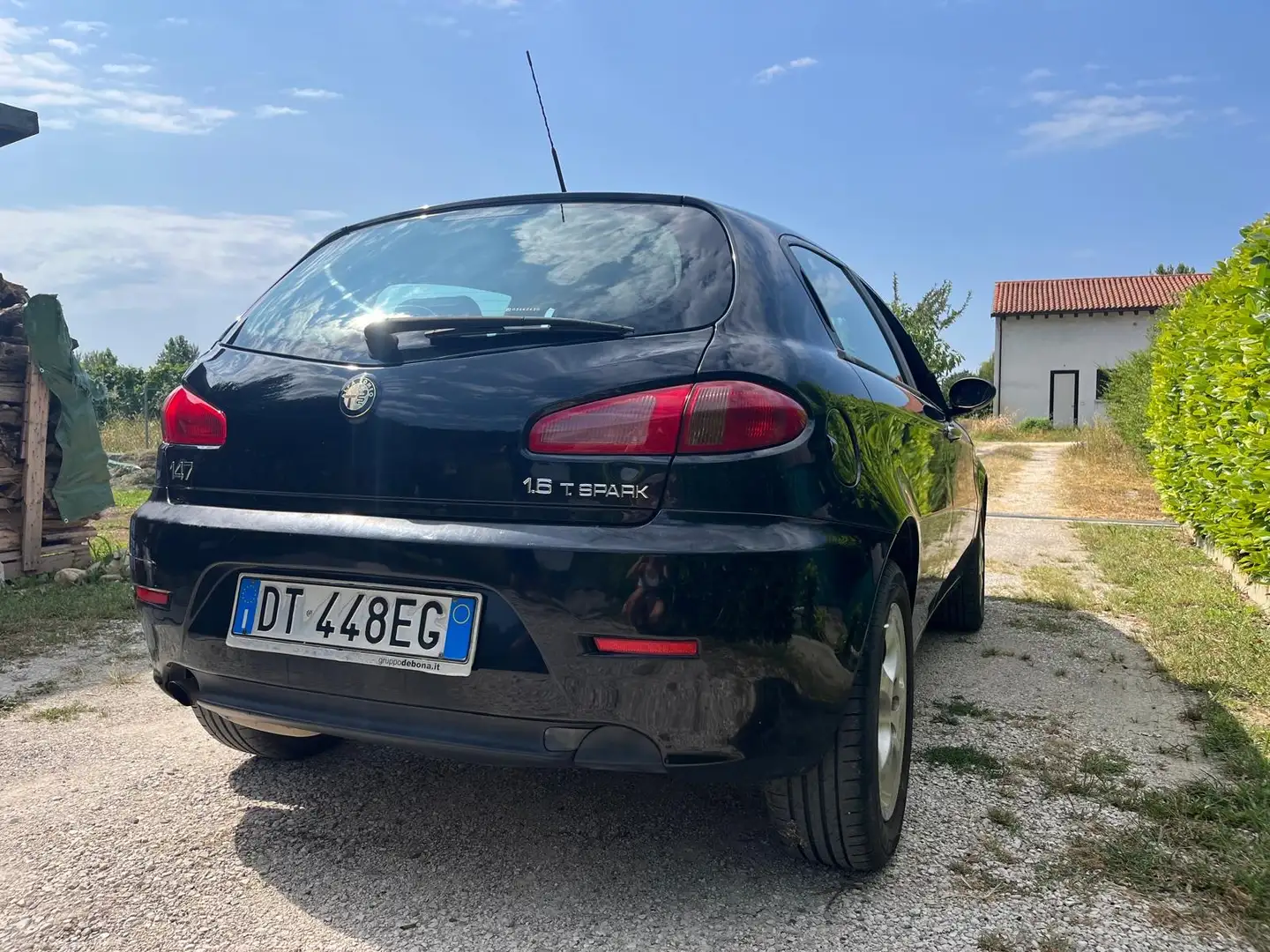 Alfa Romeo 147 147 5p 1.6 ts 16v C.N.C 120cv Černá - 1