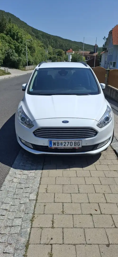 Ford Galaxy 2,0 TDCi Titanium Start/Stop-System Powershift Weiß - 1