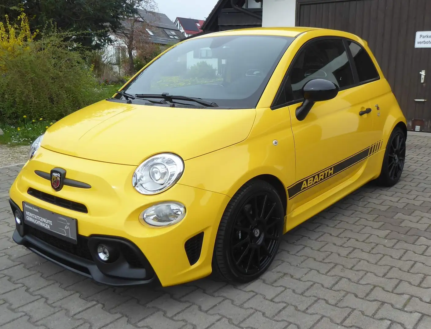Fiat 500 595 Abarth Competizione/1.HD/LEDER/KIT ESTETICO/ Giallo - 1