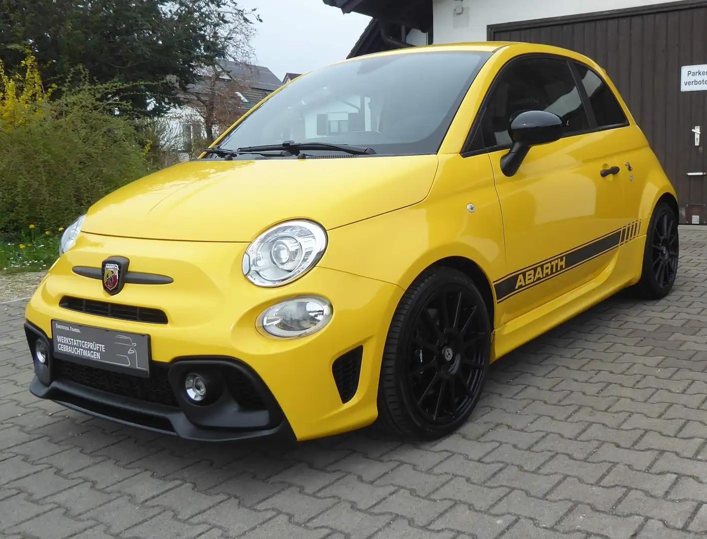 Fiat 500 595 Abarth Competizione/1.HD/LEDER/KIT ESTETICO/ Giallo - 2