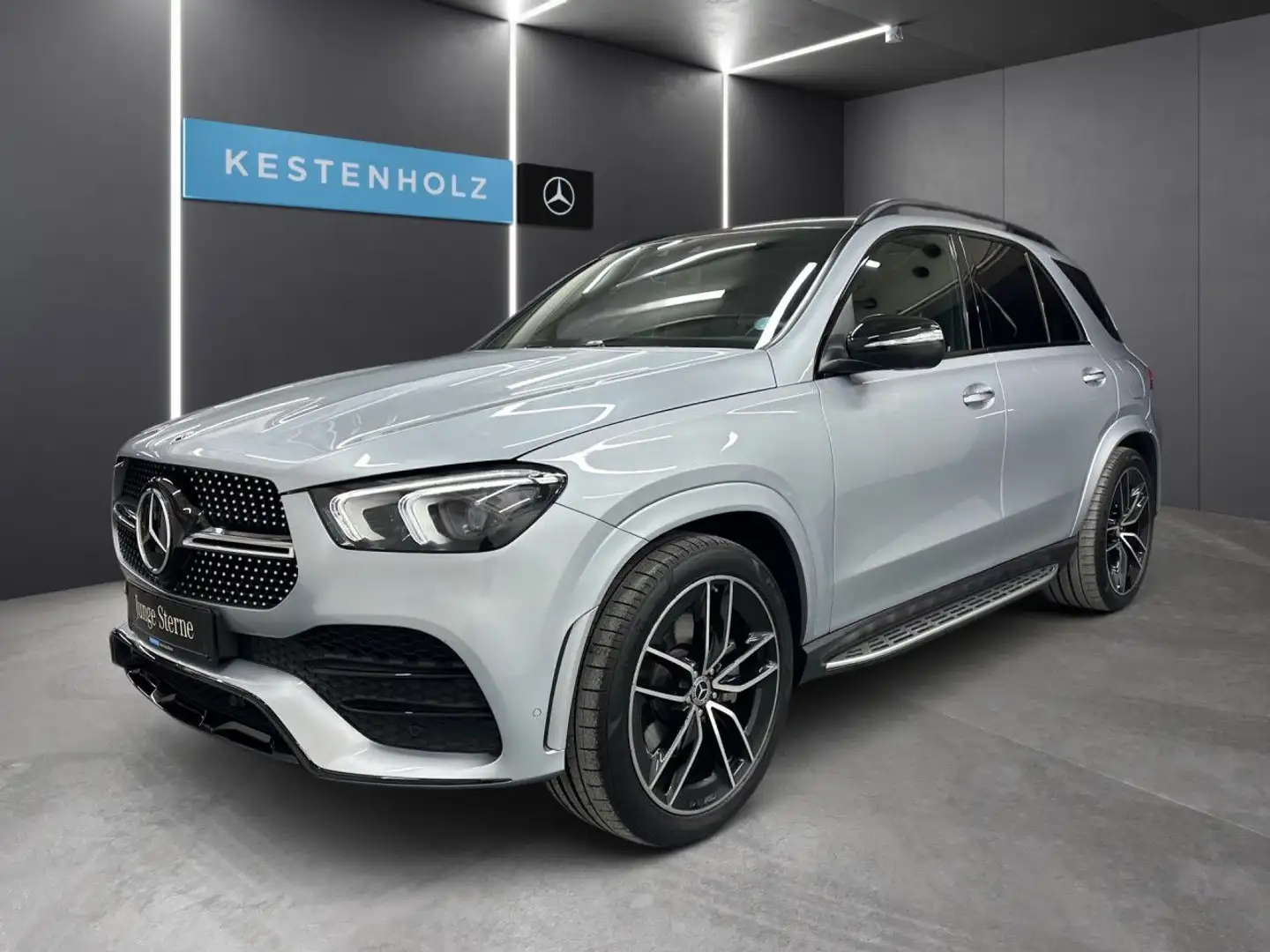 Mercedes-Benz GLE 350 de 4M AMG Fahrass WideScreen Airmat HUD 9G Silber - 2