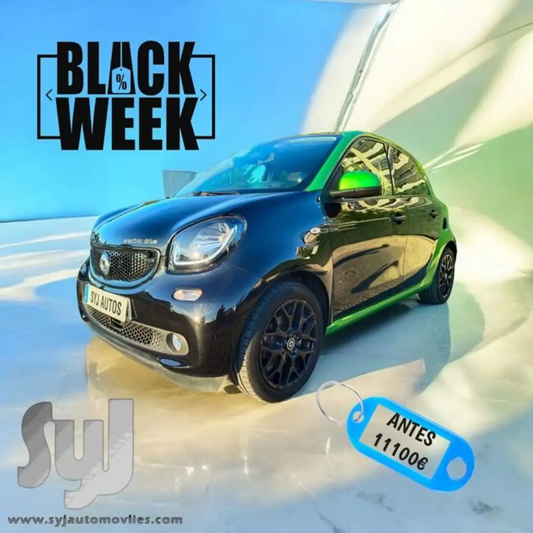 smart forFour Electric Drive Schwarz - 1