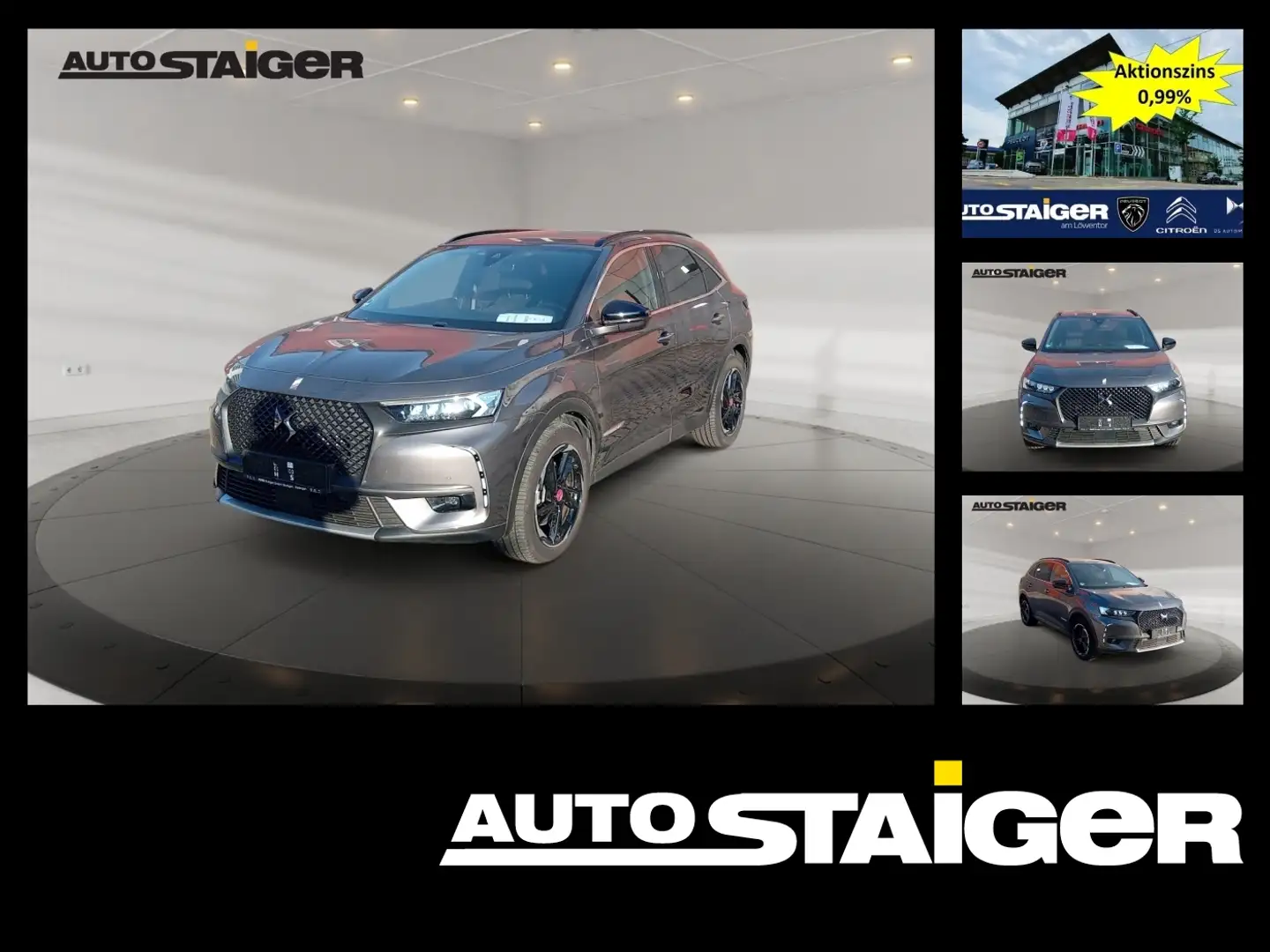 DS Automobiles DS 7 Crossback DS7 Crossback E-Tense Performance Line + Grau - 1