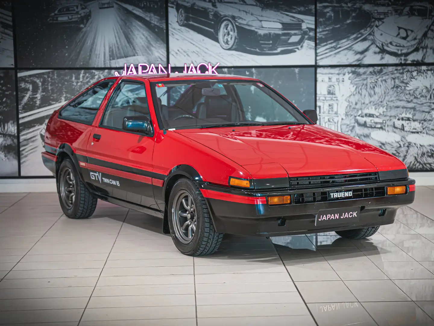 Toyota Sprinter TRUENO AE86 GTV twincam 16 Rood - 2