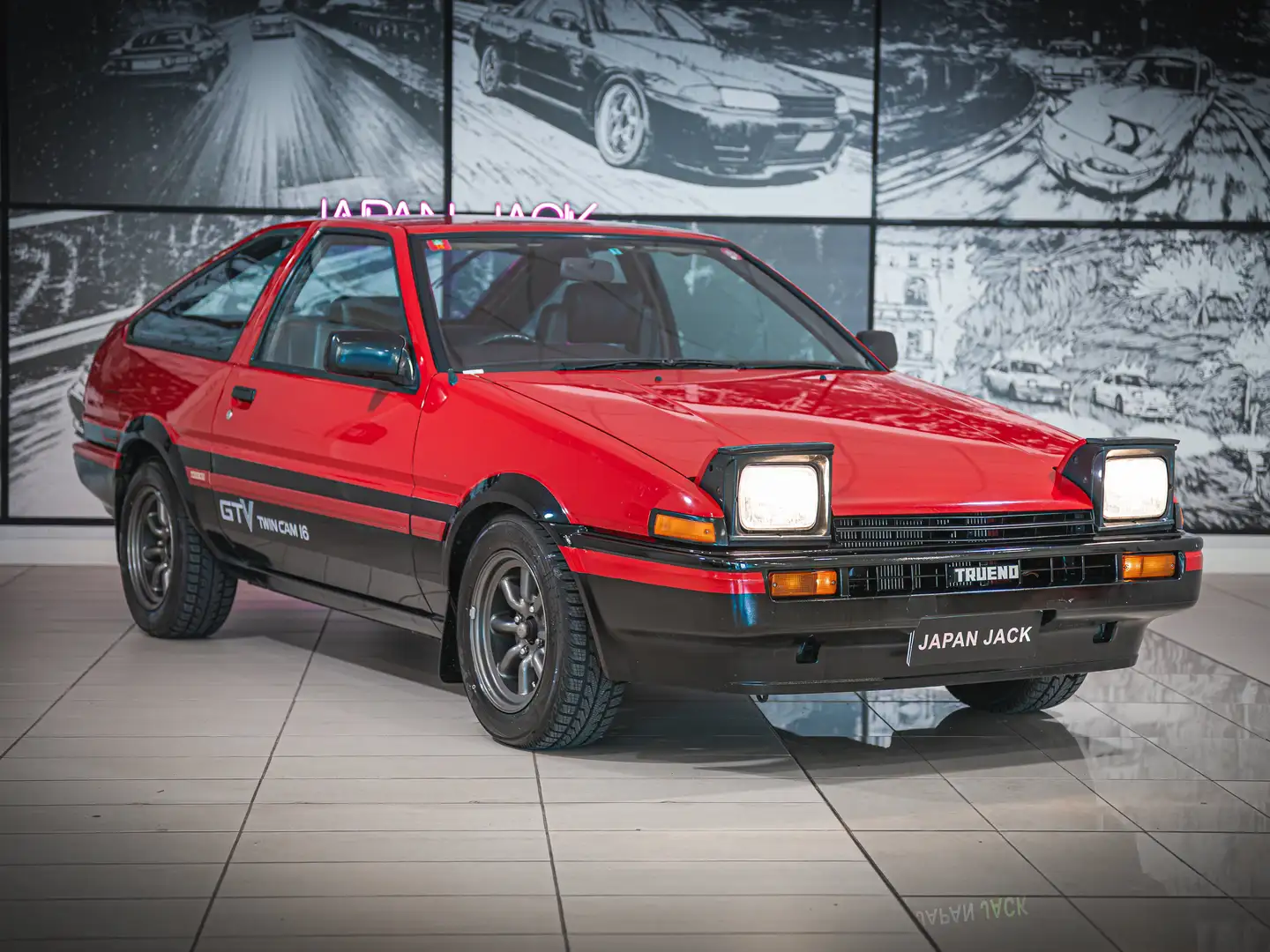 Toyota Sprinter TRUENO AE86 GTV twincam 16 Rood - 1