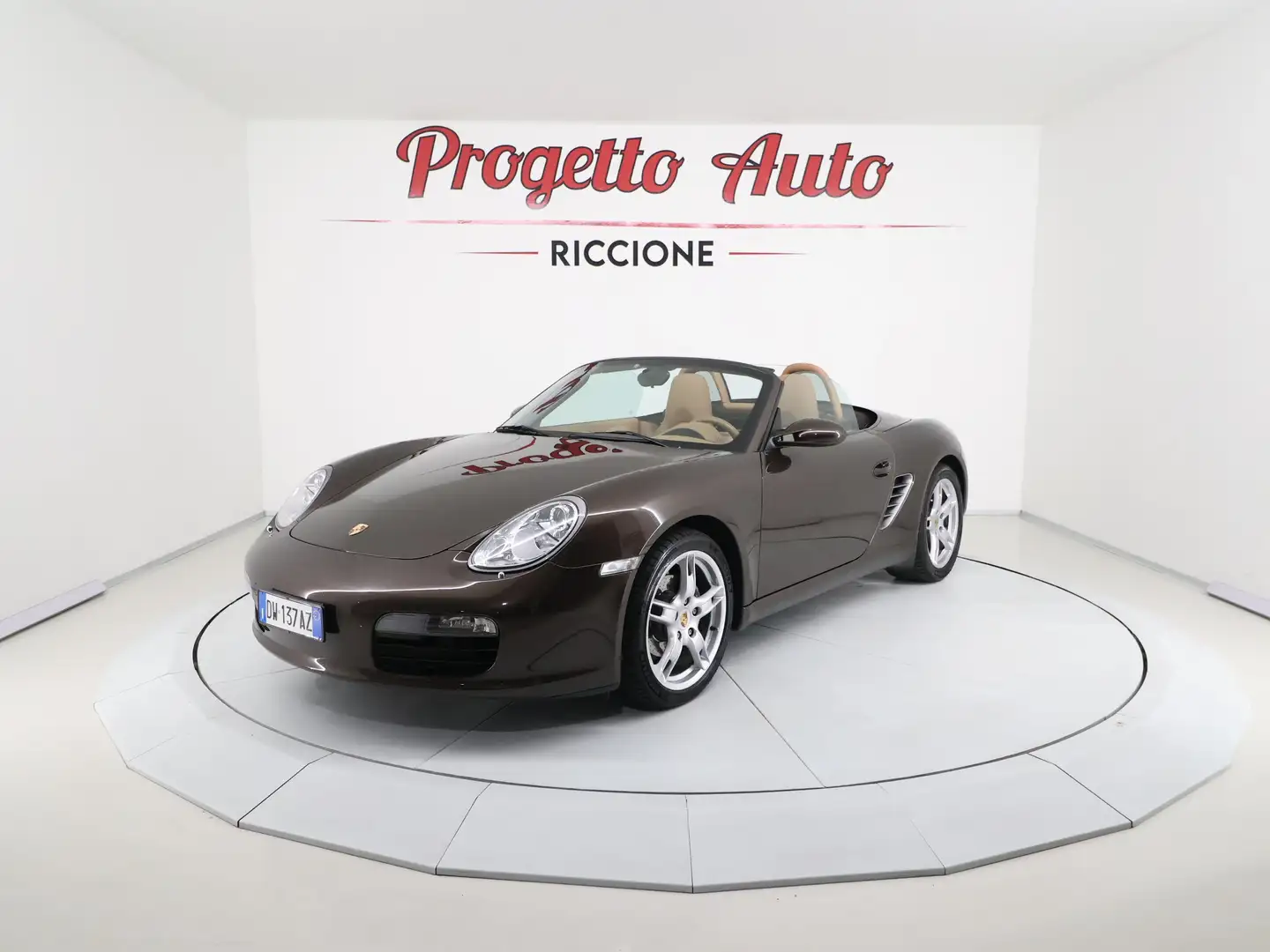 Porsche Boxster Boxster II 987 2.7 MACADAMIA PELLE SPORT CHRONO Brun - 1