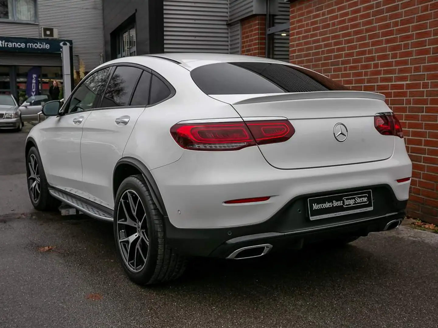 Mercedes-Benz GLC 220 d AMG AHK SHD DISTR NIGHT SPURPAKET 360° Blanc - 2