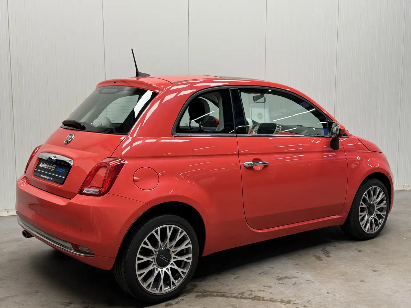 Fiat 500 1.2 Lounge AIRCO/ECC-PANODAK-NAVI by CARPLAY-PDC-L Rood - 2