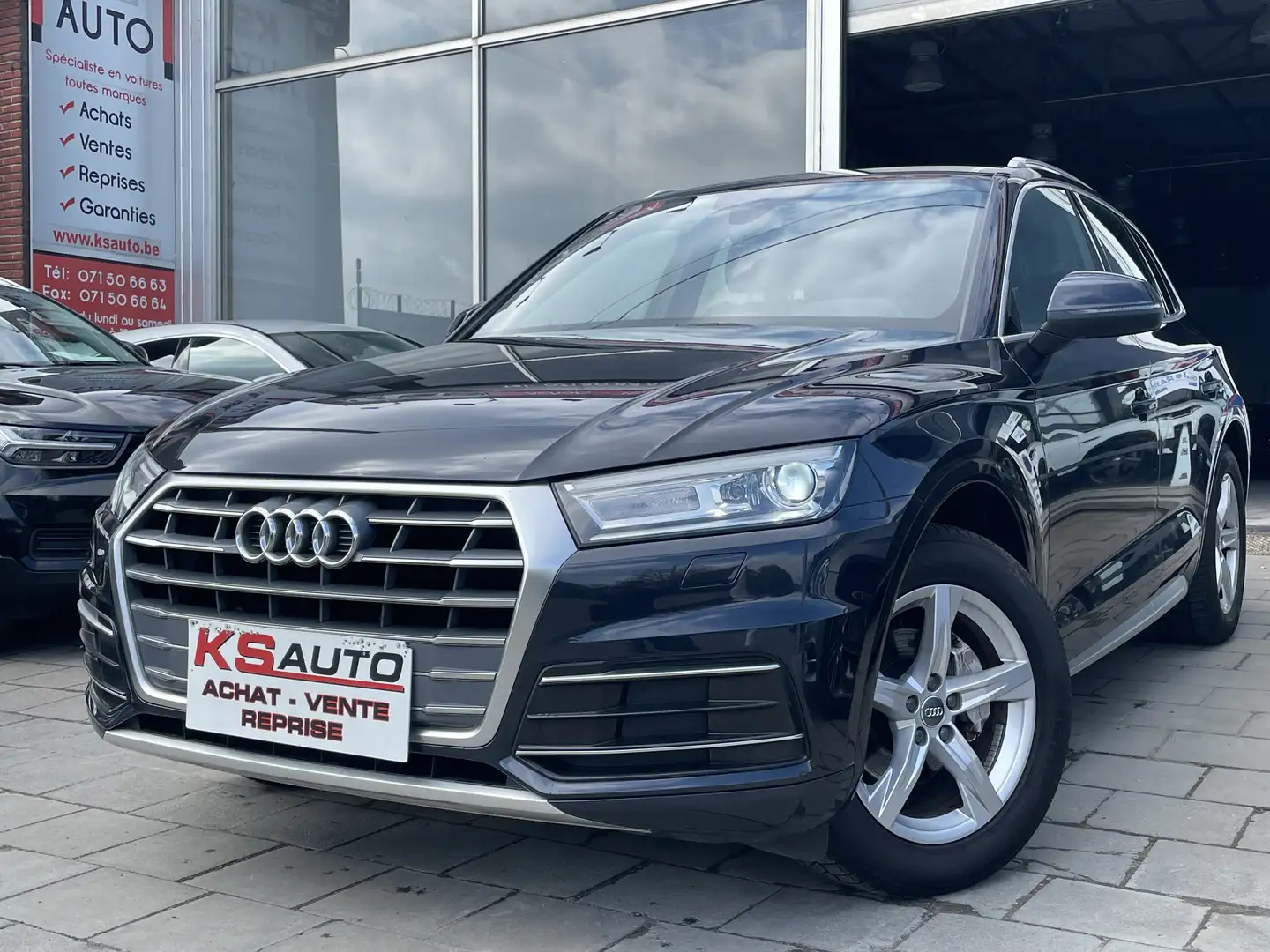 Audi Q5 2.0 TDi/137.592KM/CUIR/NAVI/XENON/EURO 6B Zwart - 1