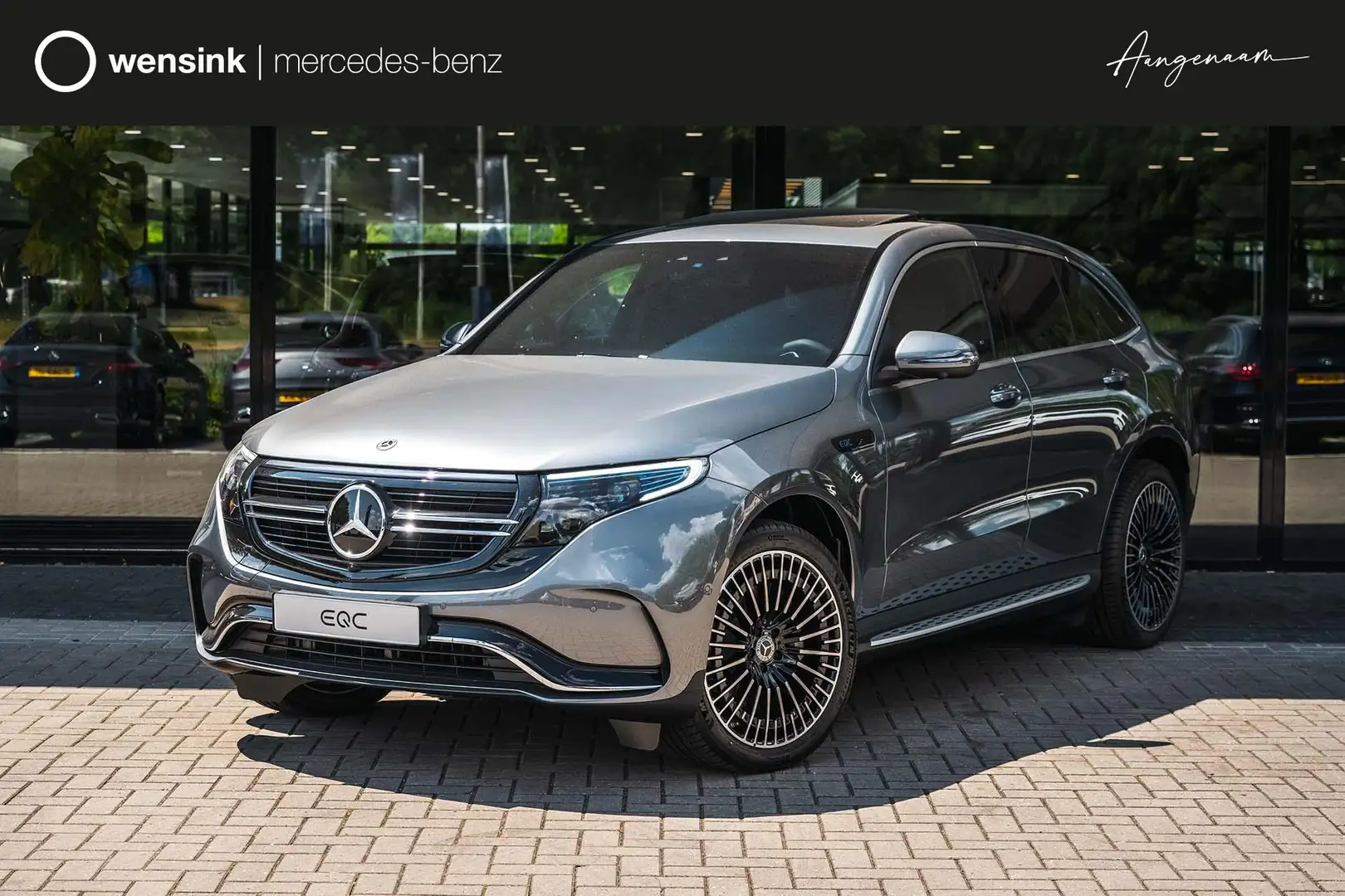 Mercedes-Benz EQC 400 4MATIC AMG Line | Panorama-schuifdak | Trekhaak | Grijs - 1