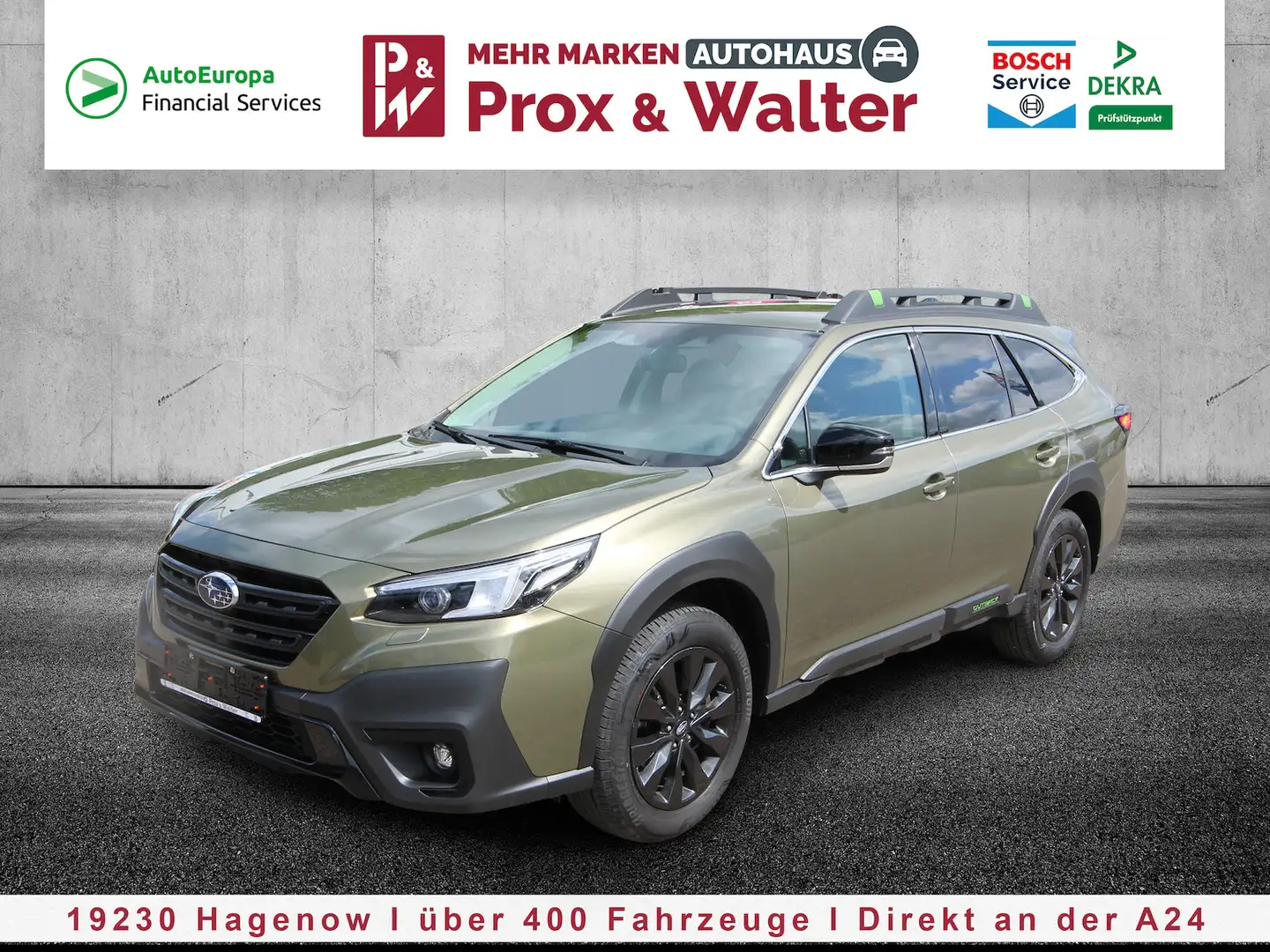 Subaru OUTBACK 2.5i Exclusive Cross LED+AHK+NAVI+KAMERA Zöld - 2
