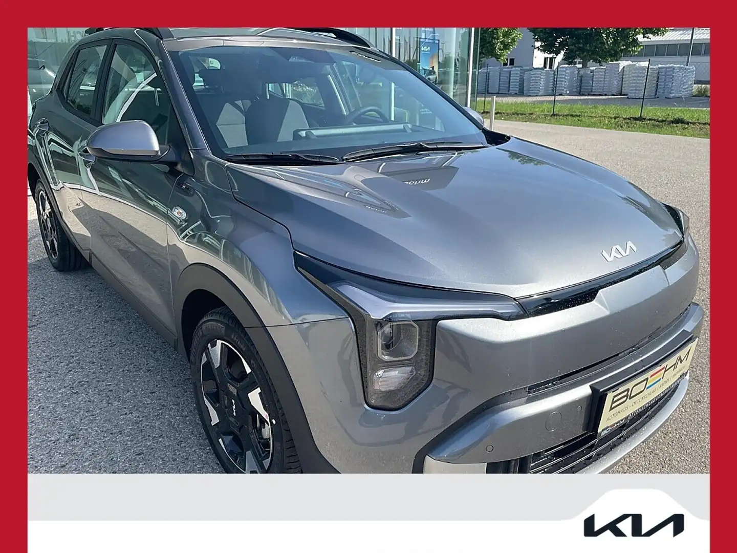 Kia Stonic 1,0 TGDI GPF ISG Titan Grau - 1