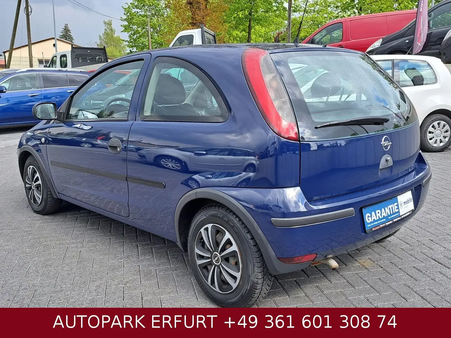 Opel Corsa C*Klima*Navi*Phone*Bluetooth*DAB Синій - 2