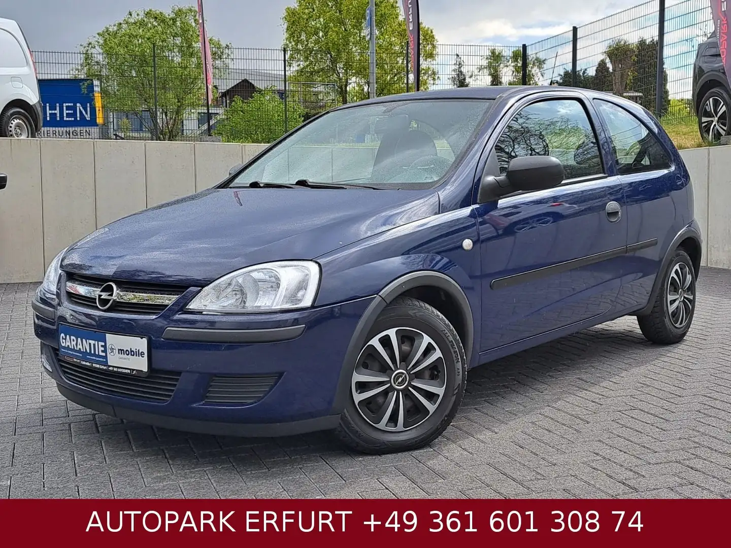 Opel Corsa C*Klima*Navi*Phone*Bluetooth*DAB Синій - 1