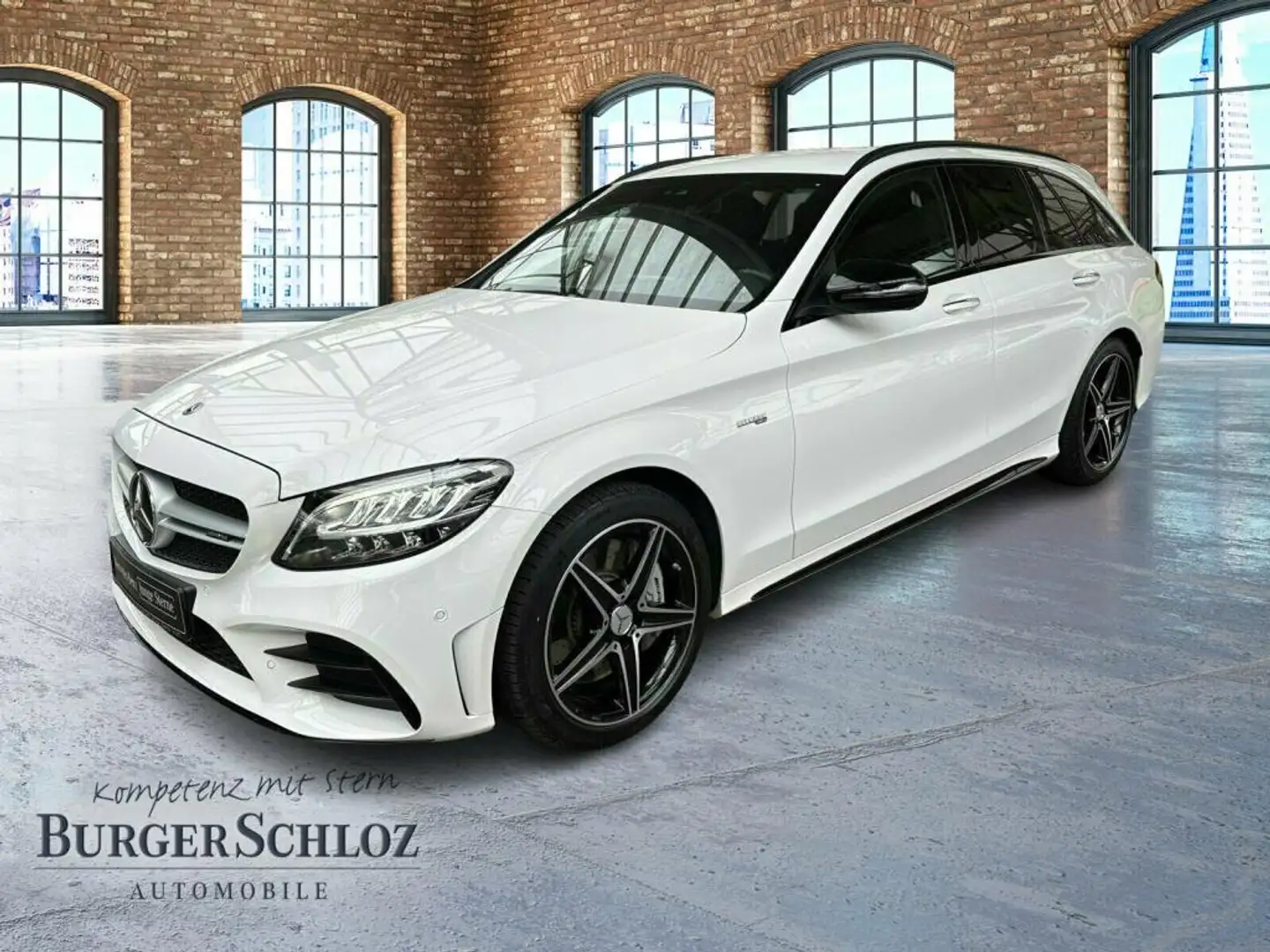 Mercedes-Benz C 43 AMG C 43 T AMG 4M AUT Kam. KeyLess KlimaA LED LM PDC Blanc - 1