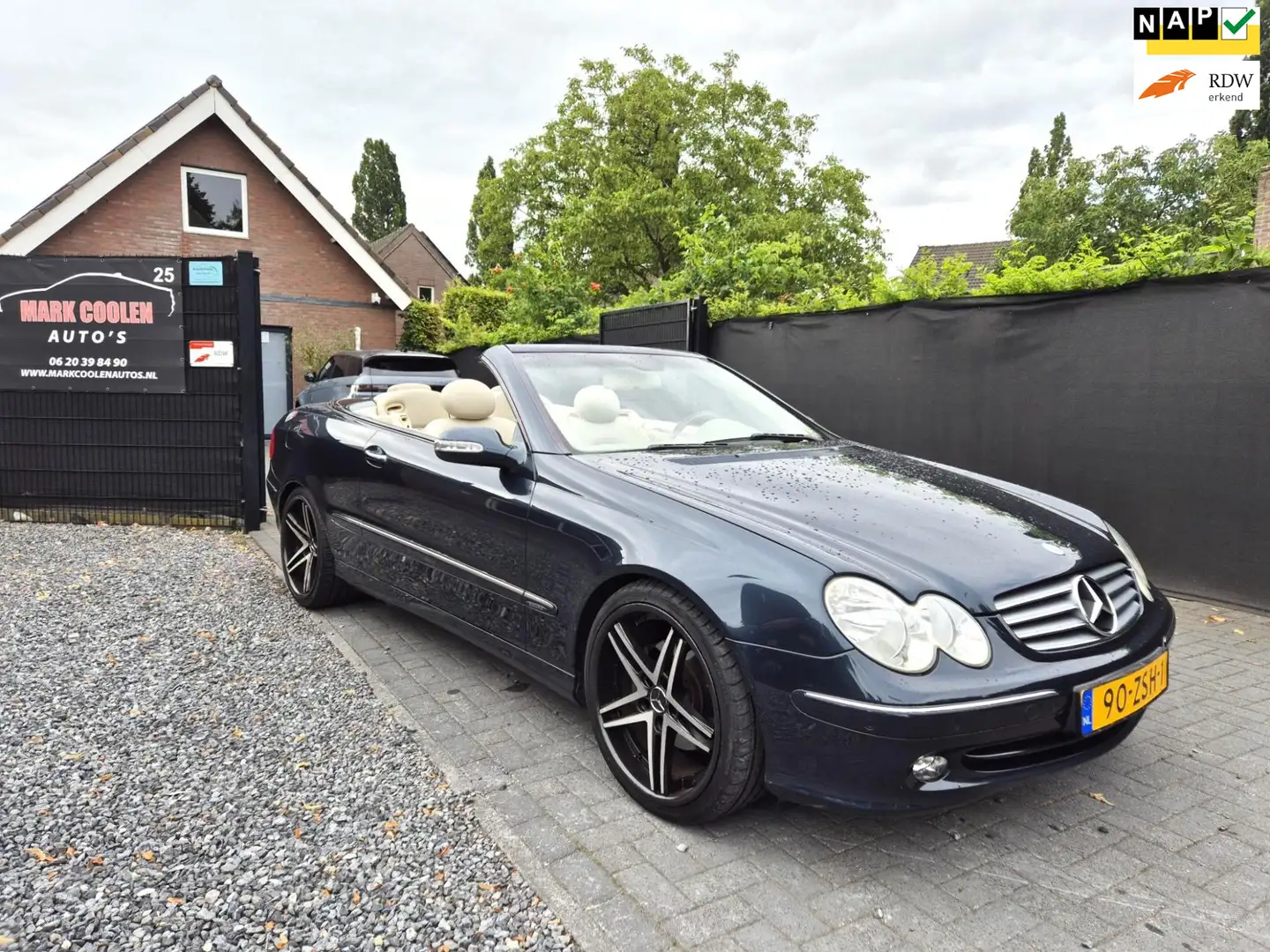 Mercedes-Benz CLK 240 Cabrio Elegance Automaat Leer Чорний - 1