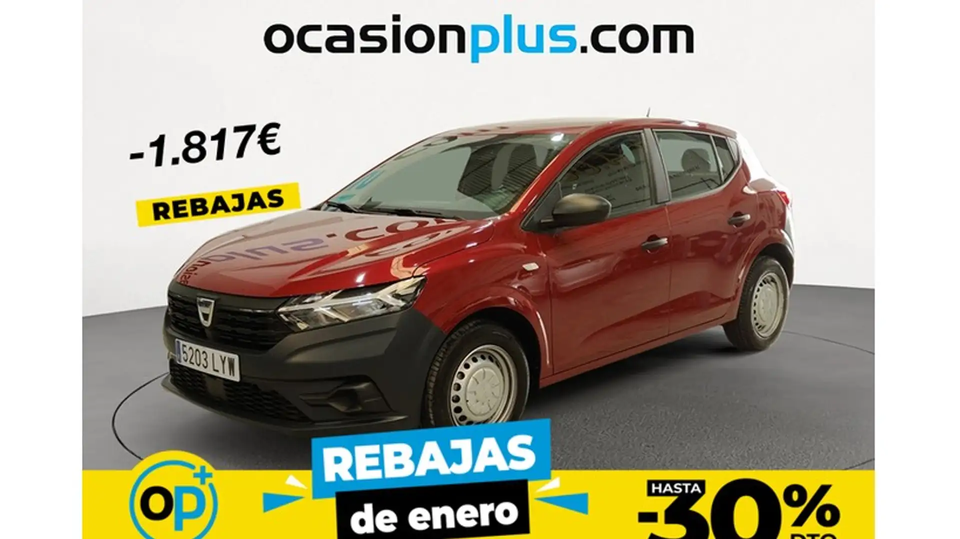 Dacia Sandero SCe Access 49kW Rot - 1