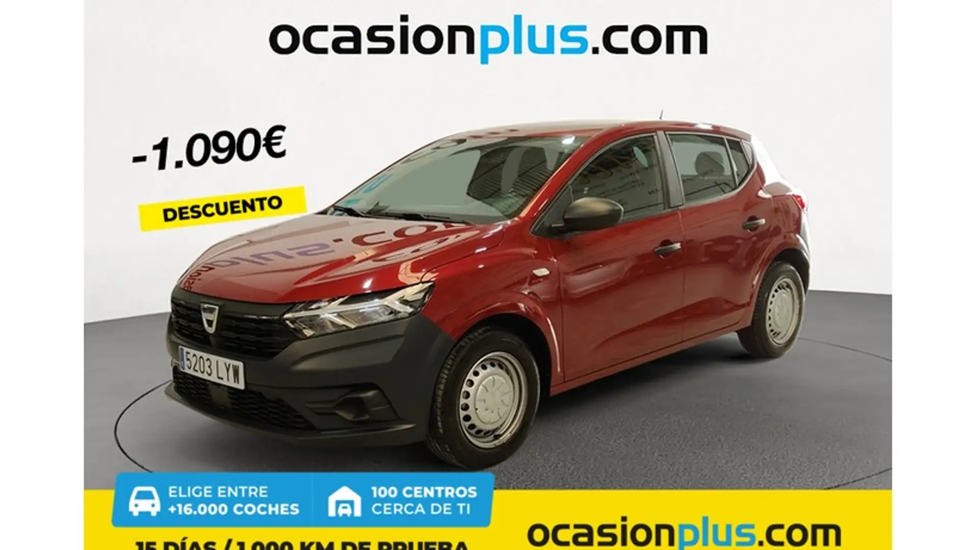 Dacia Sandero SCe Access 49kW Rojo - 1