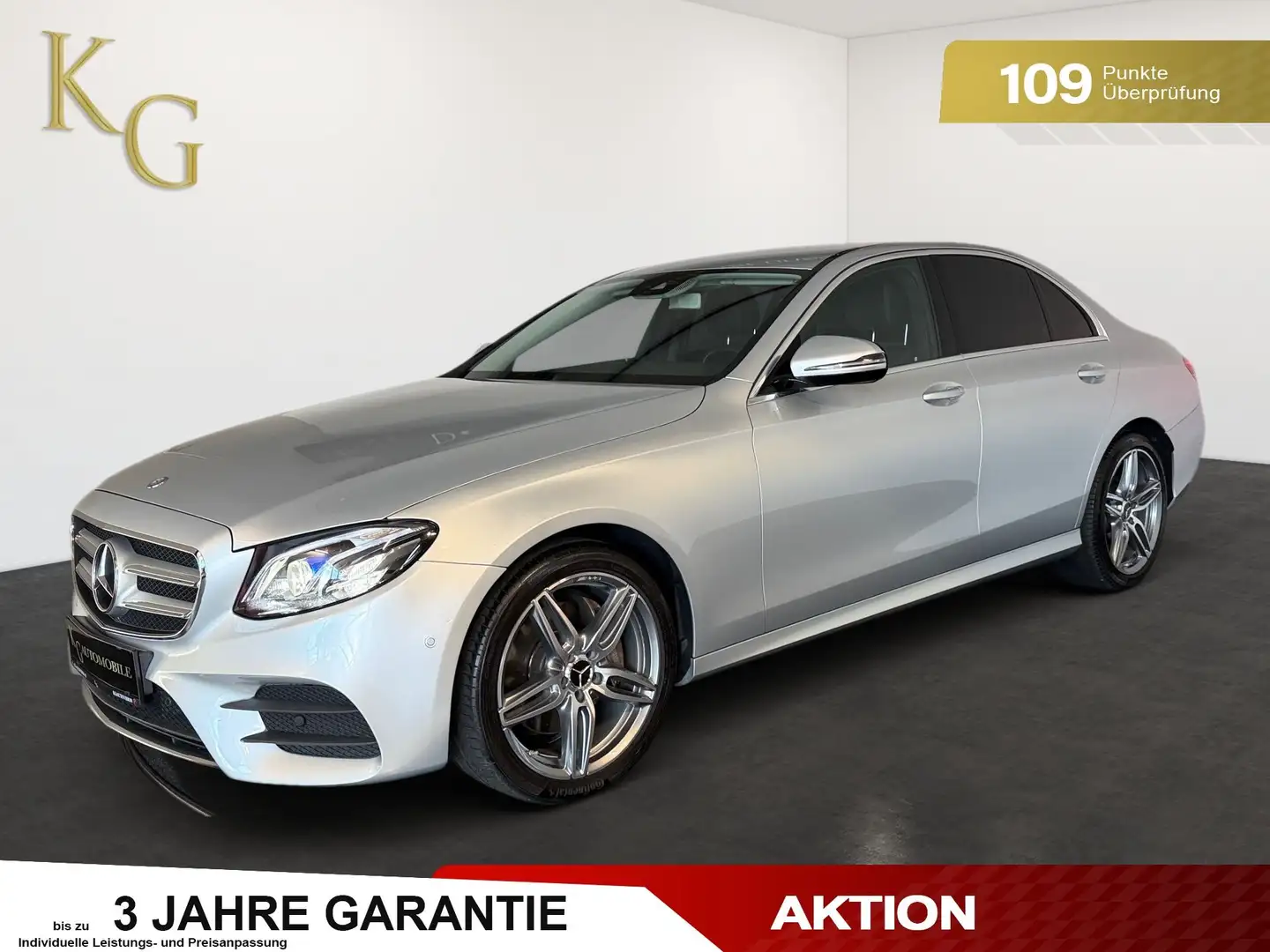 Mercedes-Benz E 220 d AMG Line ab ca. 282€ monatlich Silber - 1