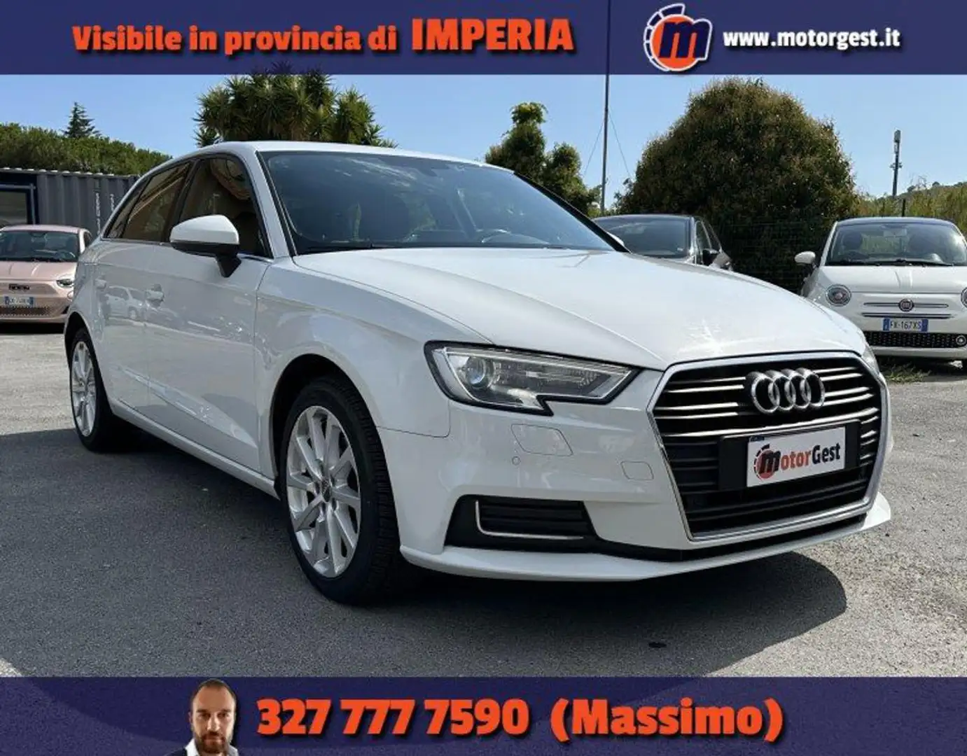 Audi A3 SPB 1.6 TDI 116 CV S tronic Business Bianco - 1