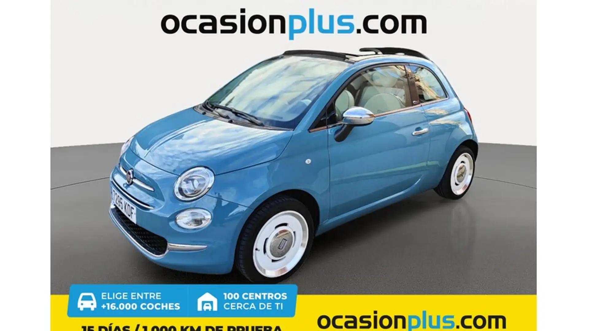 Fiat 500C 1.2 Aniversario Azul - 1