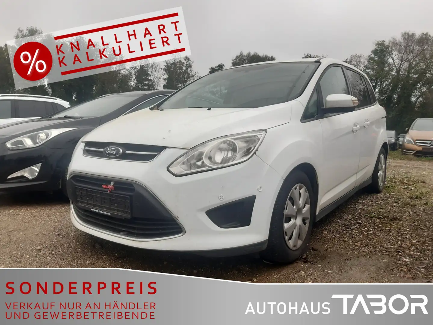 Ford Grand C-Max Grand  1.0 EcoBoost PDC Klima Weiß - 1