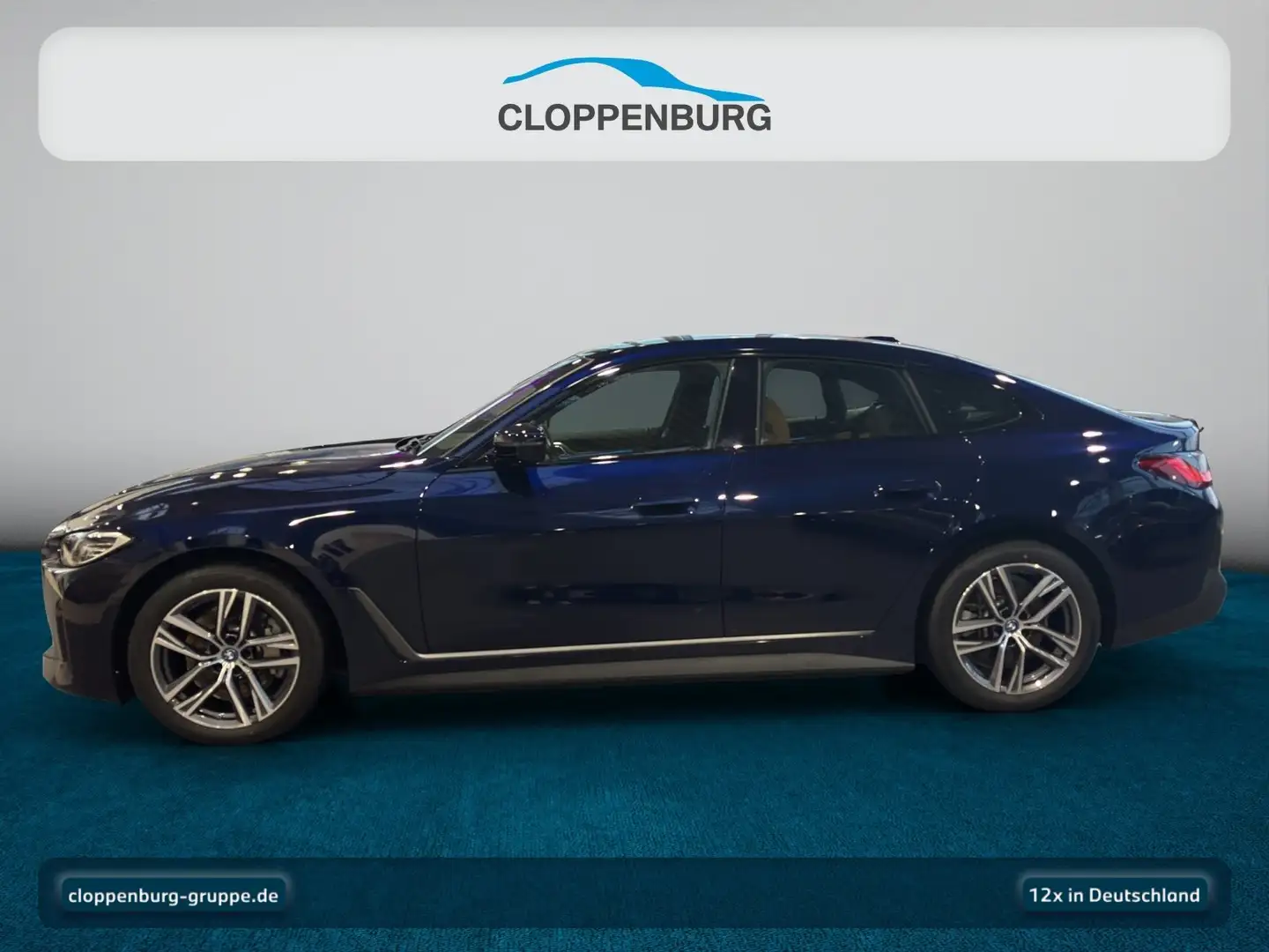 BMW i4 eDrive35 Gran Coupé StHz+StKlima+Navi+Pano+BT Blau - 2