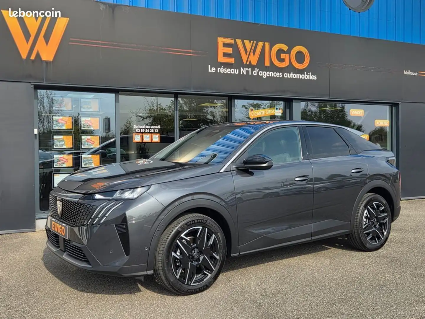 Peugeot 3008 hybrid 145 ch e-dcs6 allure Gris - 1