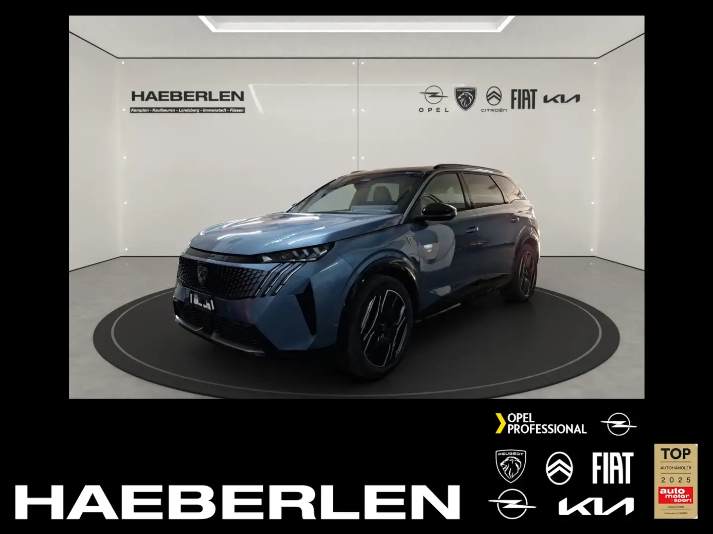 Peugeot 5008 GT Elektromotor Panoramadach | 19'' Alu Blau - 1