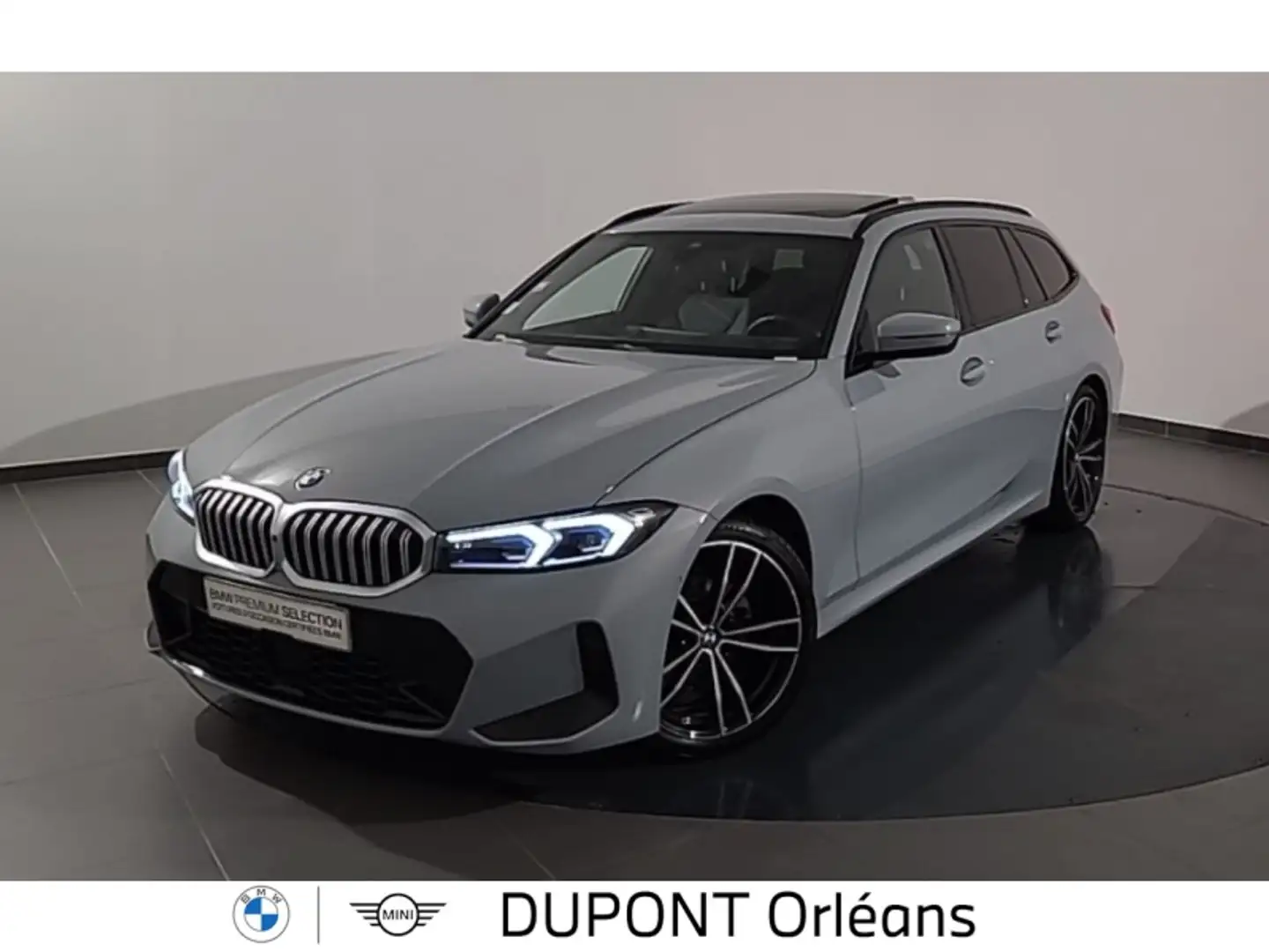 BMW 330 330eA xDrive 292ch M Sport Gris - 1