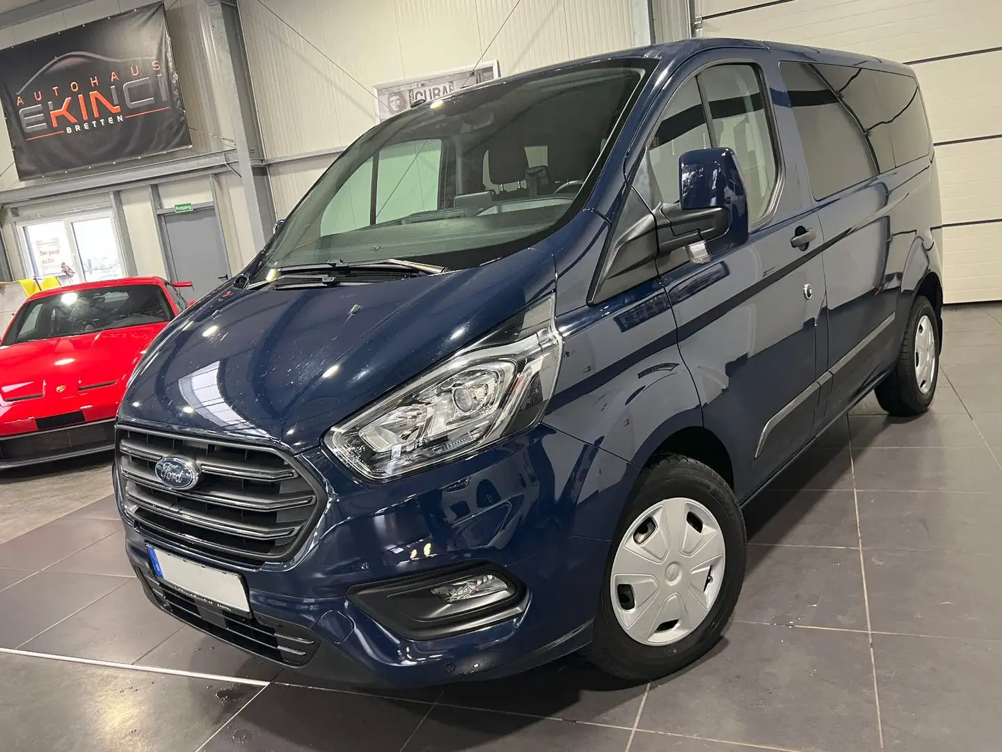Ford Transit Custom Kombi 320 L1 **9-Sitze*Navi*Temp* Bleu - 1