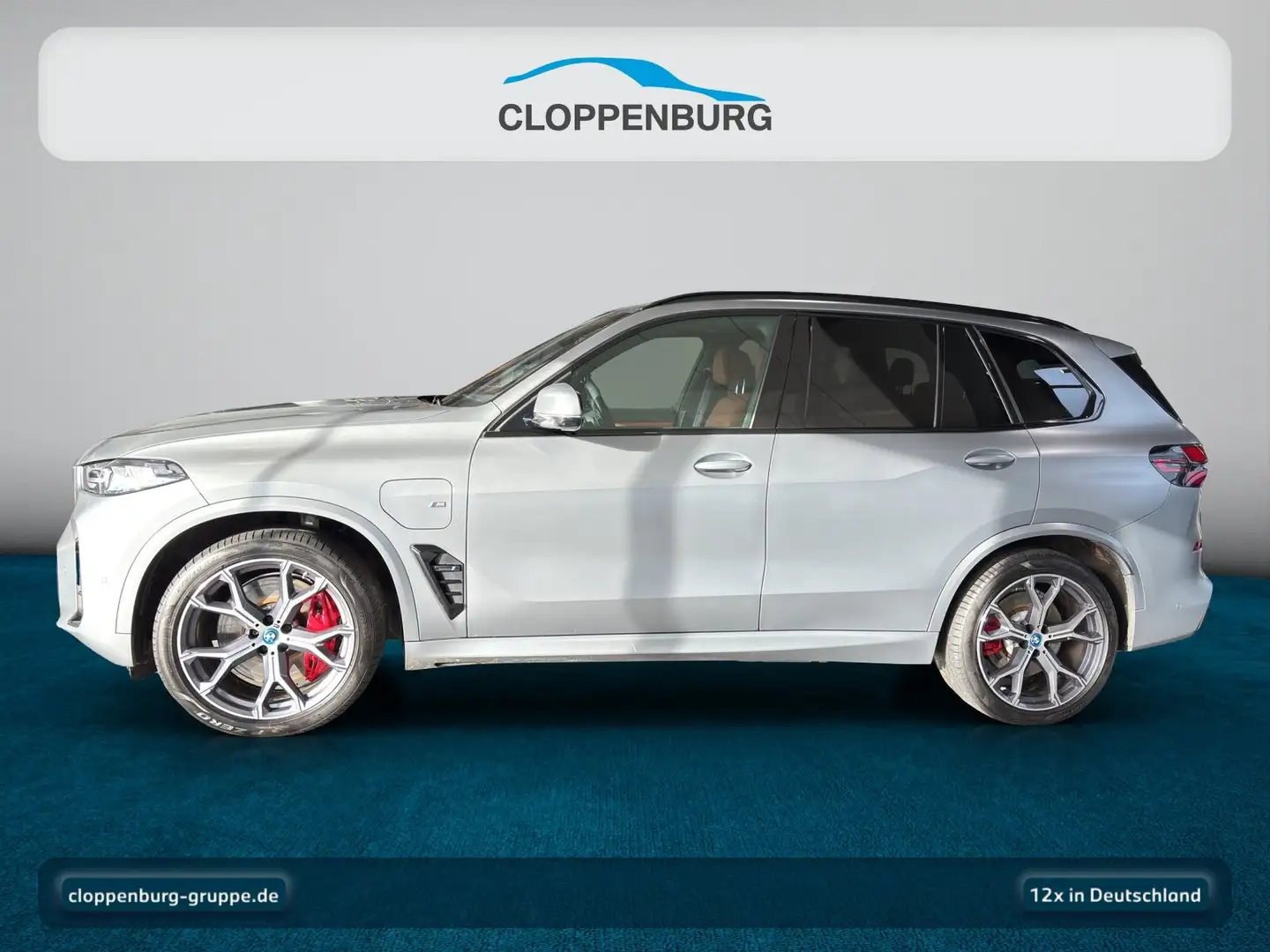 BMW X5 xDrive50e M Sportpaket AHK+Navi+Luft+Pano+ACC Grau - 2