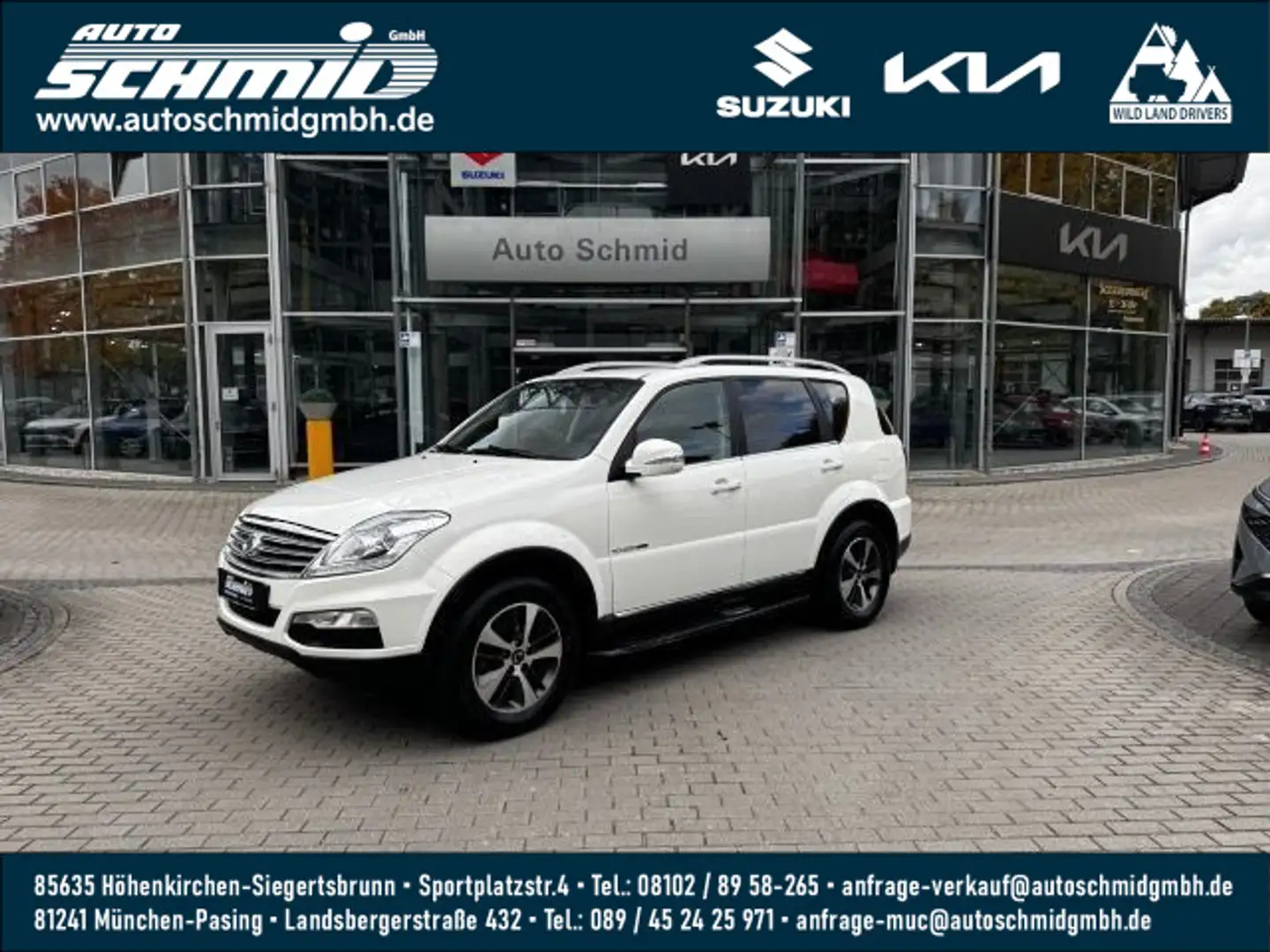 SsangYong Rexton 2.2 Xdi ALLRAD AUTOMATIK |AHK2.6t|7-SITZ| Weiß - 1