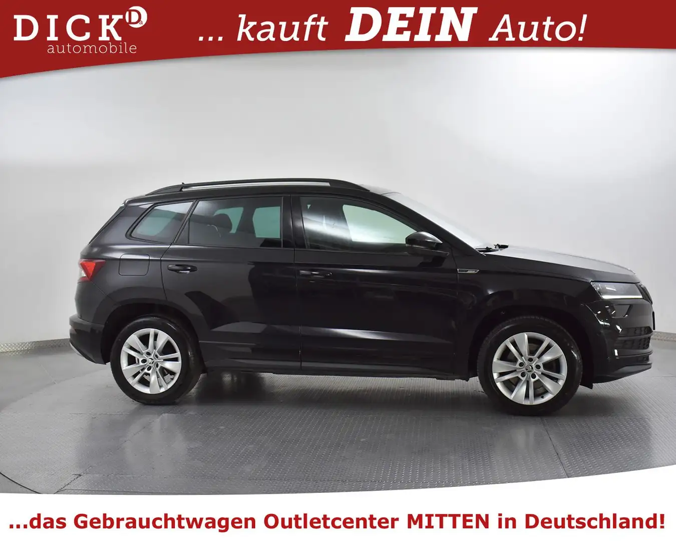 Skoda Karoq 2.0 TSI Sportline 4x4 PANO+VIRTU+LED+KAM+ Schwarz - 2