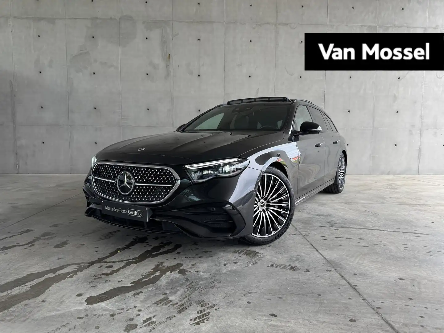 Mercedes-Benz E 300 e AMG Line Break + PANO DAK + BURMESTER + DIGITAL Gris - 1
