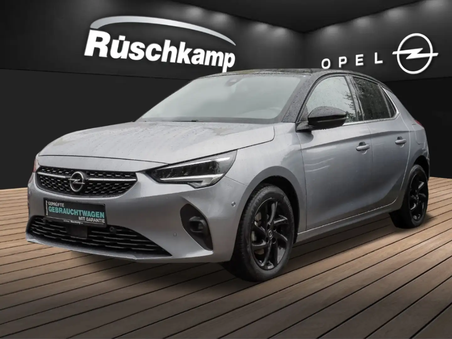 Opel Corsa F Elegance 1.2 RückKam LED PDCv+h Winterpaket Allw Zilver - 1
