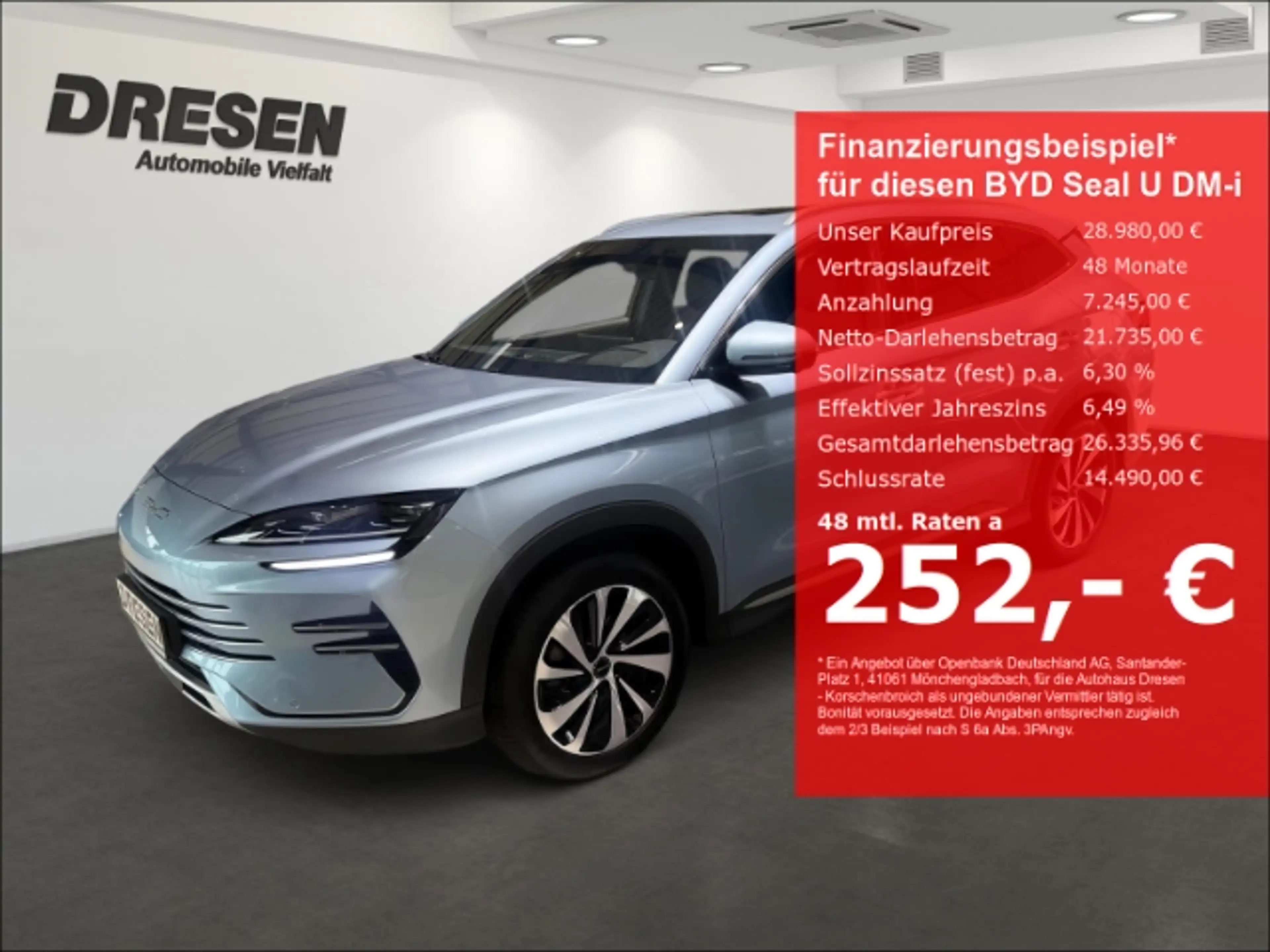 BYD Seal U BOOST Navi+Rückfahrkamera+Sitzheizung+Apple CarPla