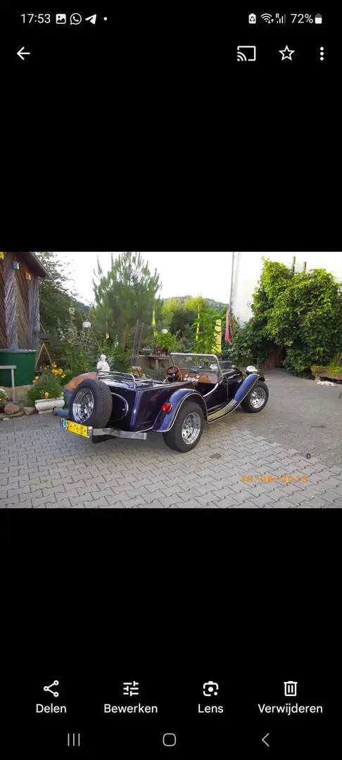 Oldtimer Volkswagen Buggy Blau - 2