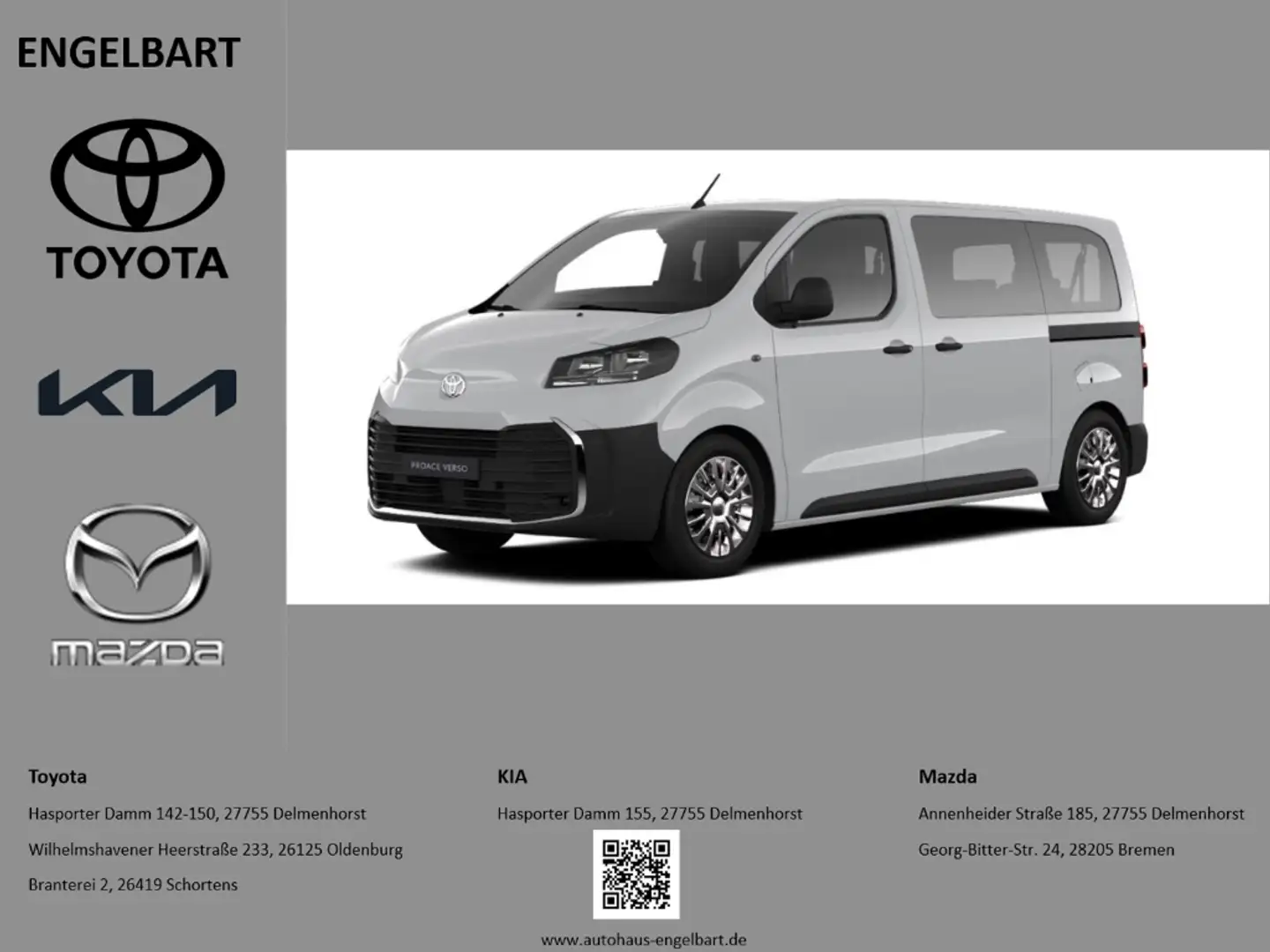 Toyota Proace Verso L1 2.0 D4D Comfort 8-Sitzer White - 1