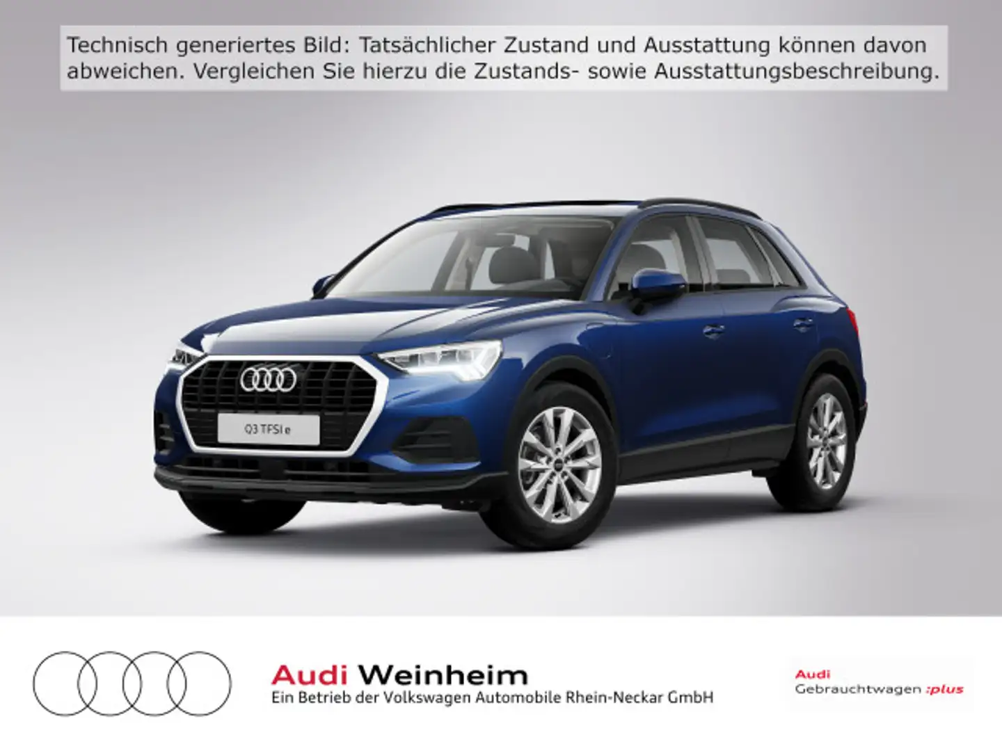 Audi Q3 45 TFSIe LED Pano Navi S-tronic uvm Blau - 2
