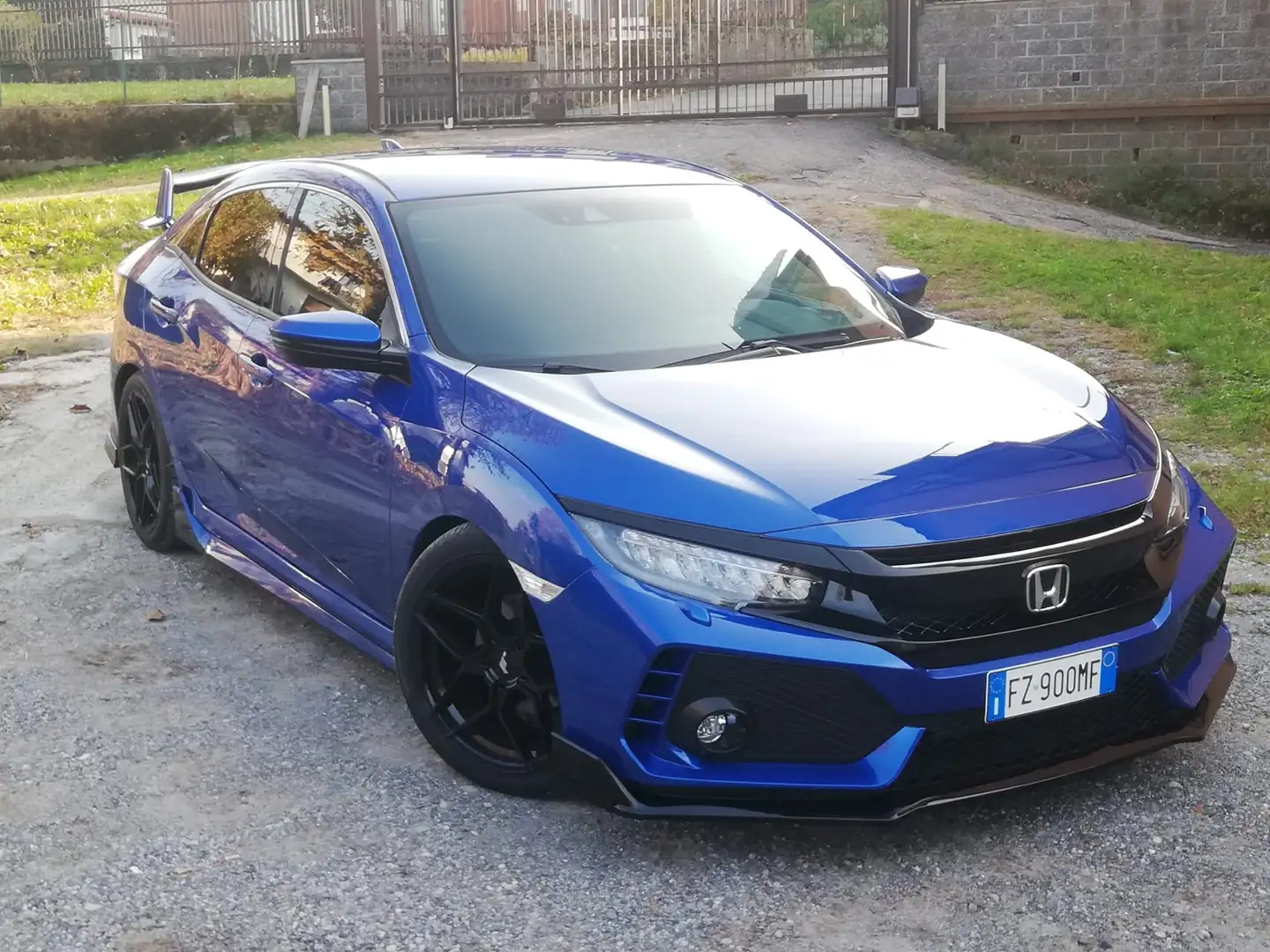Honda Civic Civic X 2017 5p 5p 1.0 Elegance Navi 126cv my18 Blu/Azzurro - 1