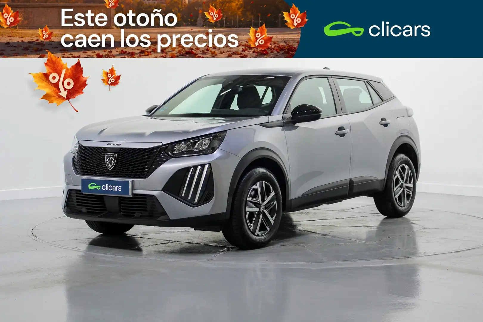 Peugeot 2008 1.2 PureTech S&S Active 100 Plateado - 1