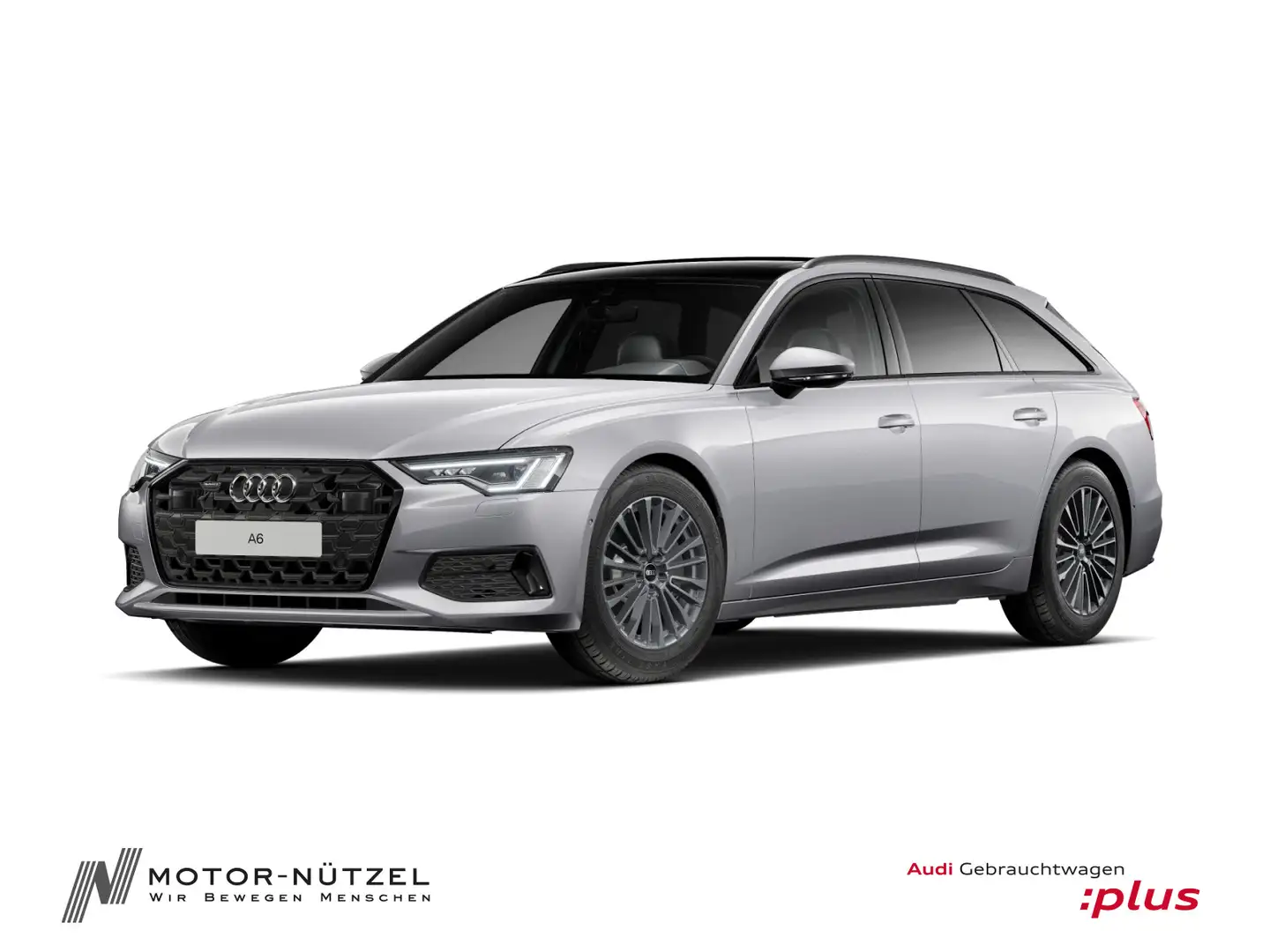 Audi A6 45 TDI QU ADVANCED MATRIX+NAVI+RFK+ACC Silber - 1