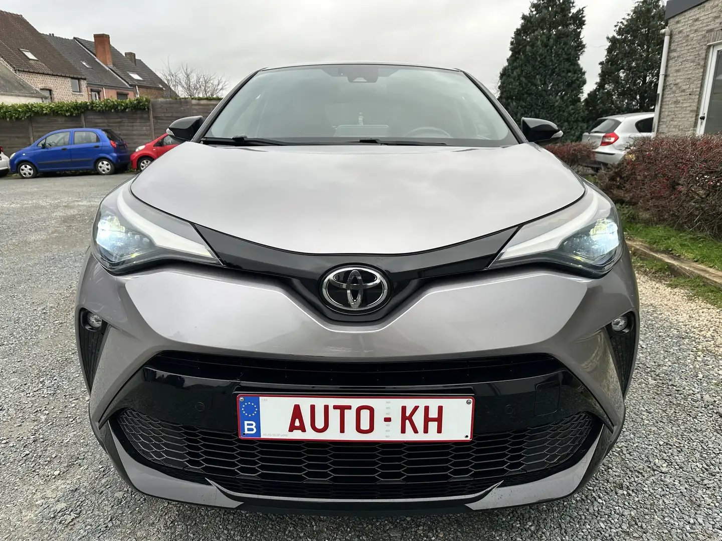 Toyota C-HR Hybrid 2.0i VVT-i GR Sport E-CVT PRET A IMMATRICU Gris - 2