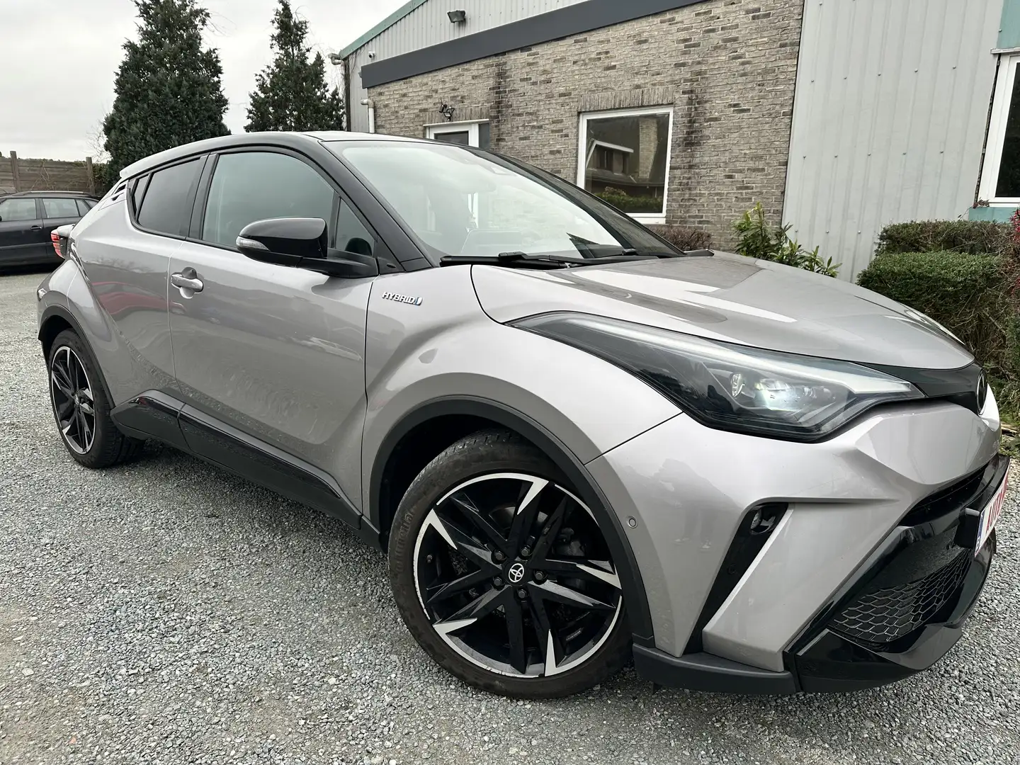 Toyota C-HR Hybrid 2.0i VVT-i GR Sport E-CVT PRET A IMMATRICU Gris - 1