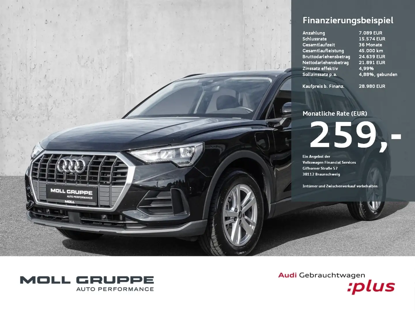 Audi Q3 1.4 TFSI e S tronic Schwarz - 1