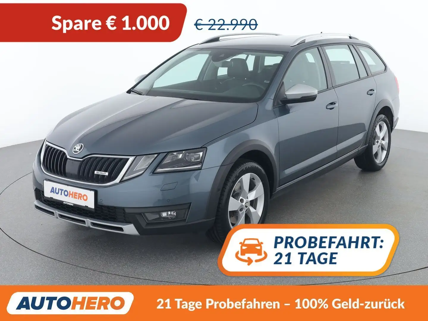 Skoda Octavia 2.0 TDI Scout 4x4 Grau - 1