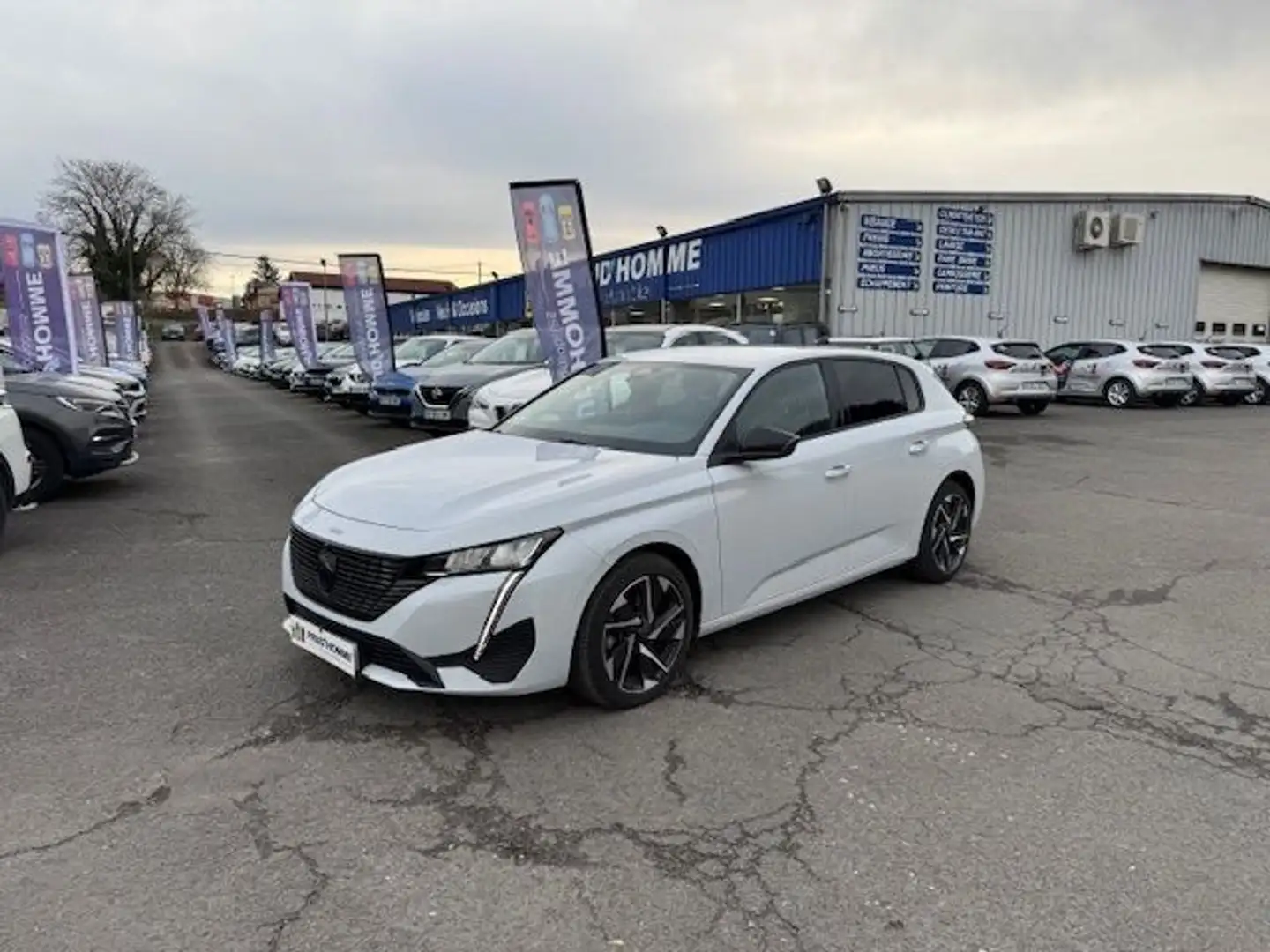 Peugeot 308 1.5 BLUEHDI 130CH S\u0026S ALLURE EAT8 Blanc - 1